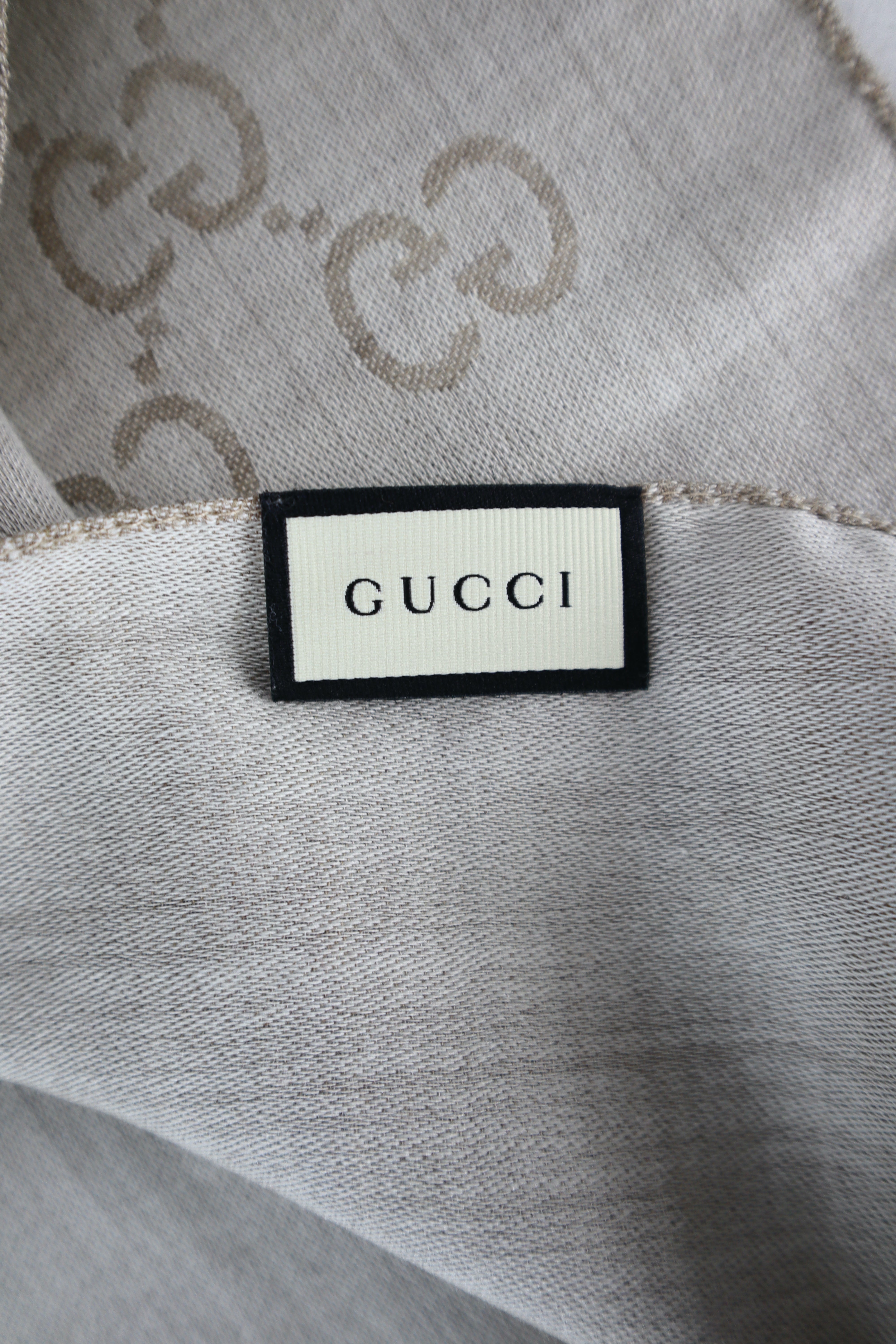 Gucci Beige GG Scarf-Scarf-Gucci-The Closet Egypt