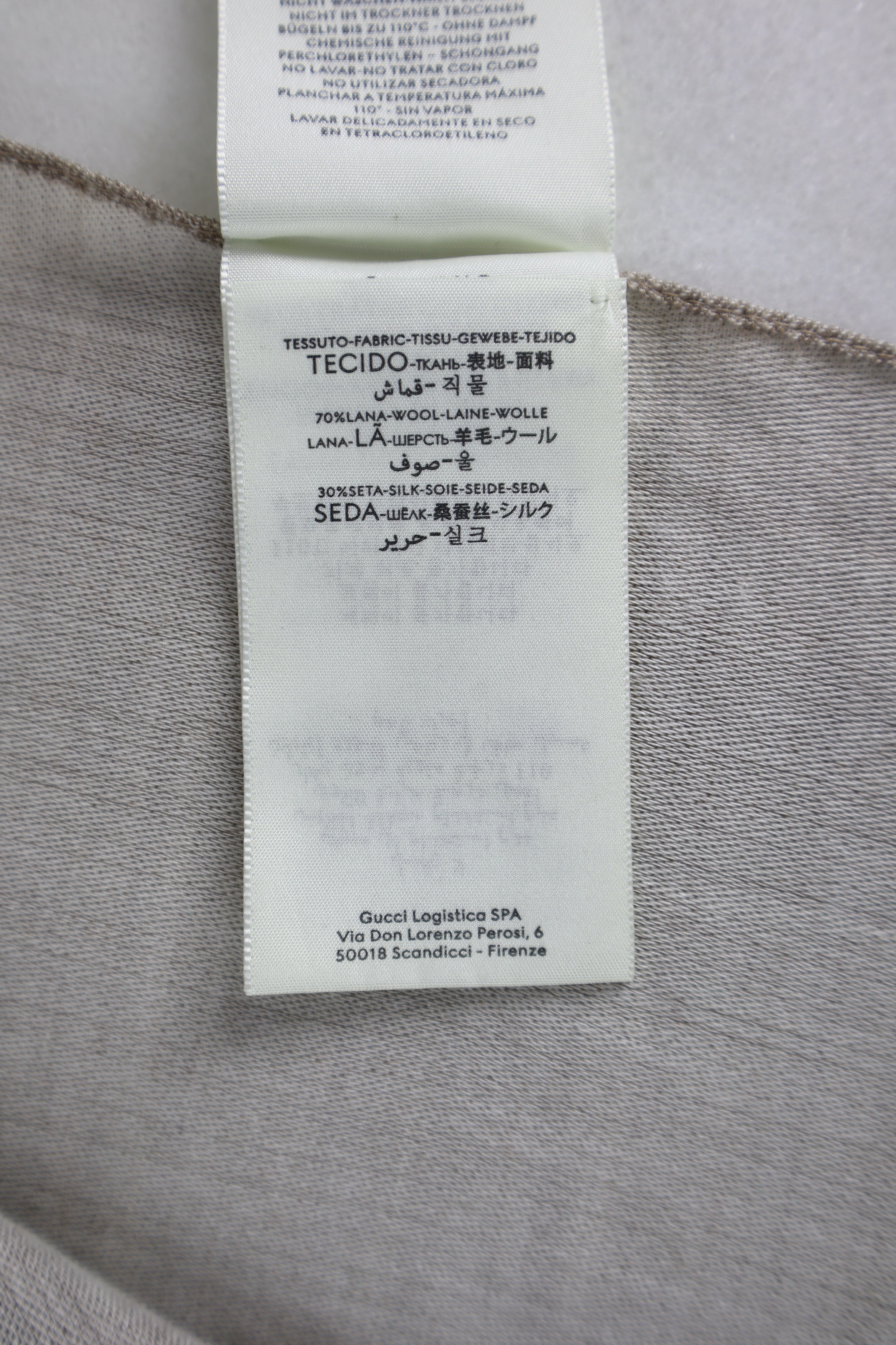 Gucci Beige GG Scarf