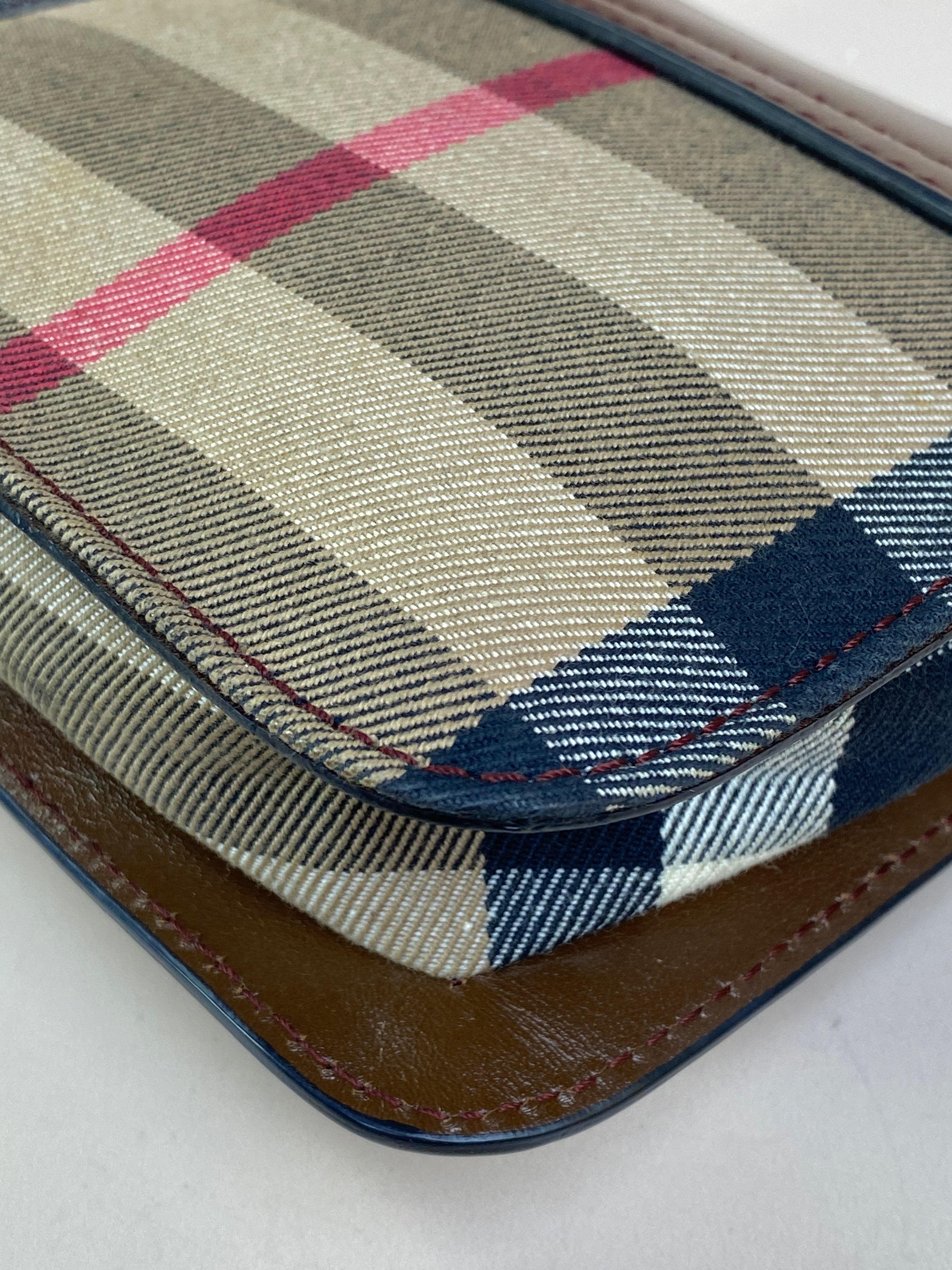 Burberry Brown House Check Small Shoulder Bag
