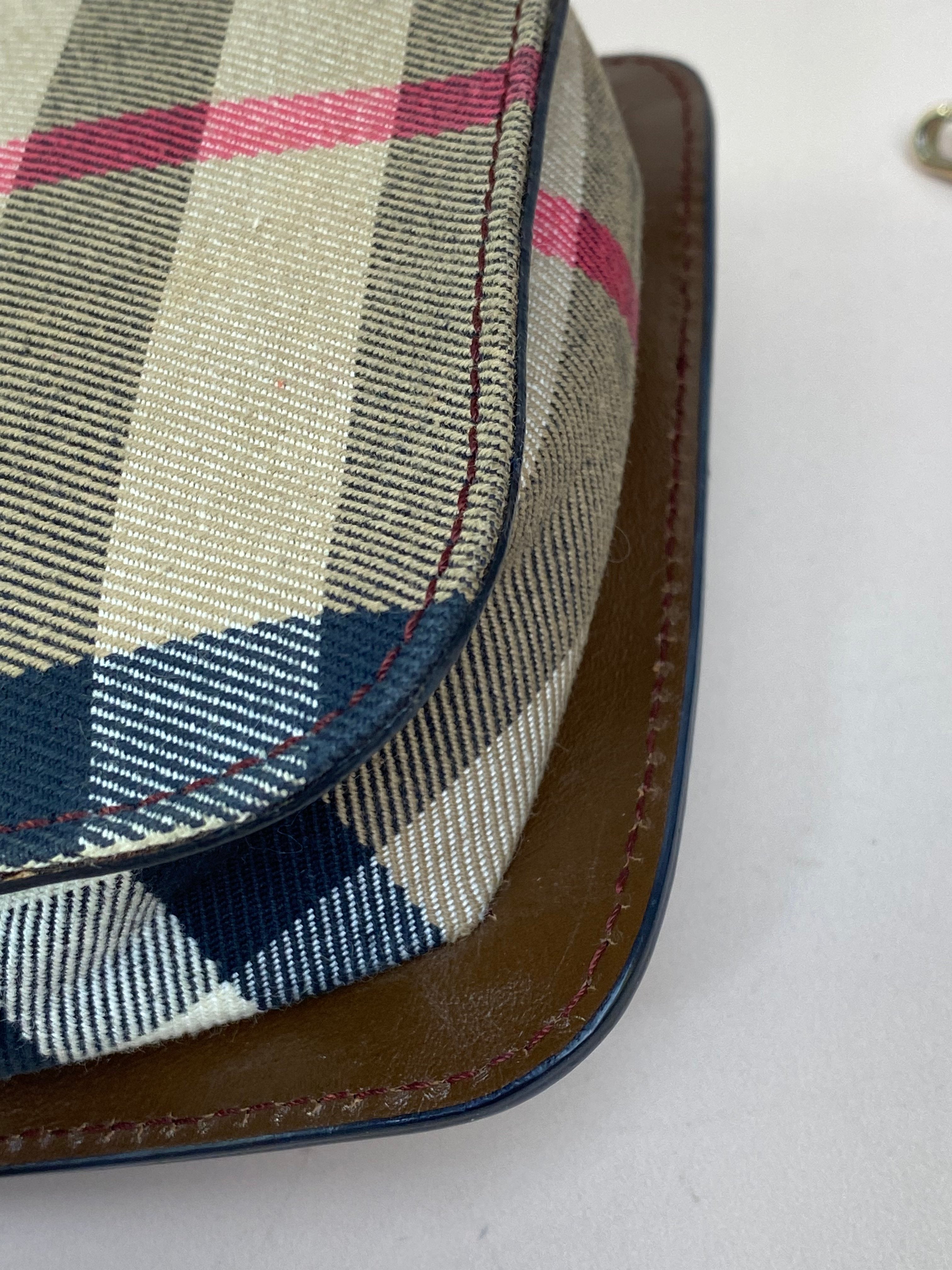 Burberry Brown House Check Small Shoulder Bag