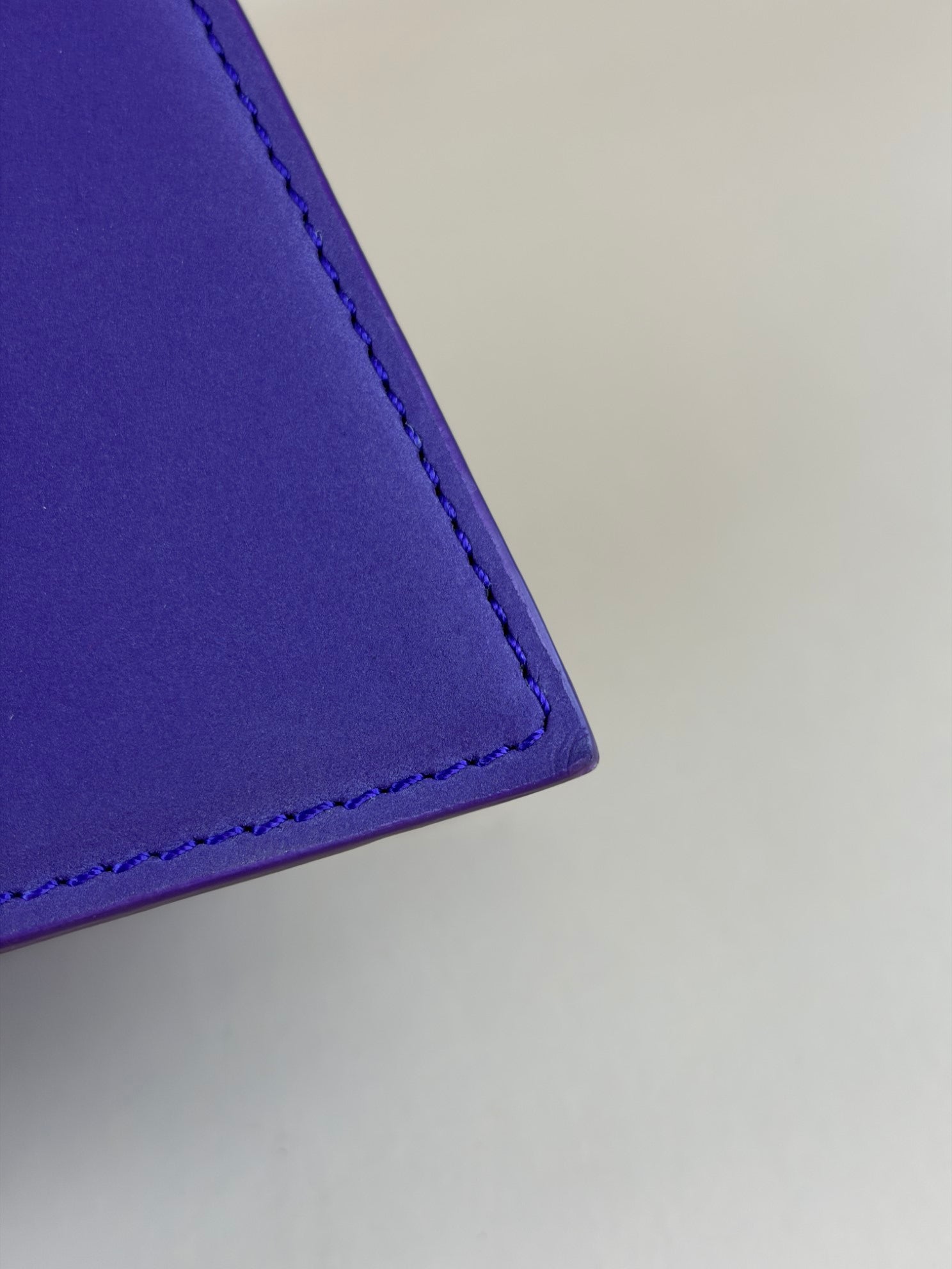 Jacquemus Purple nubuck moyen medium Chiquita tote bag