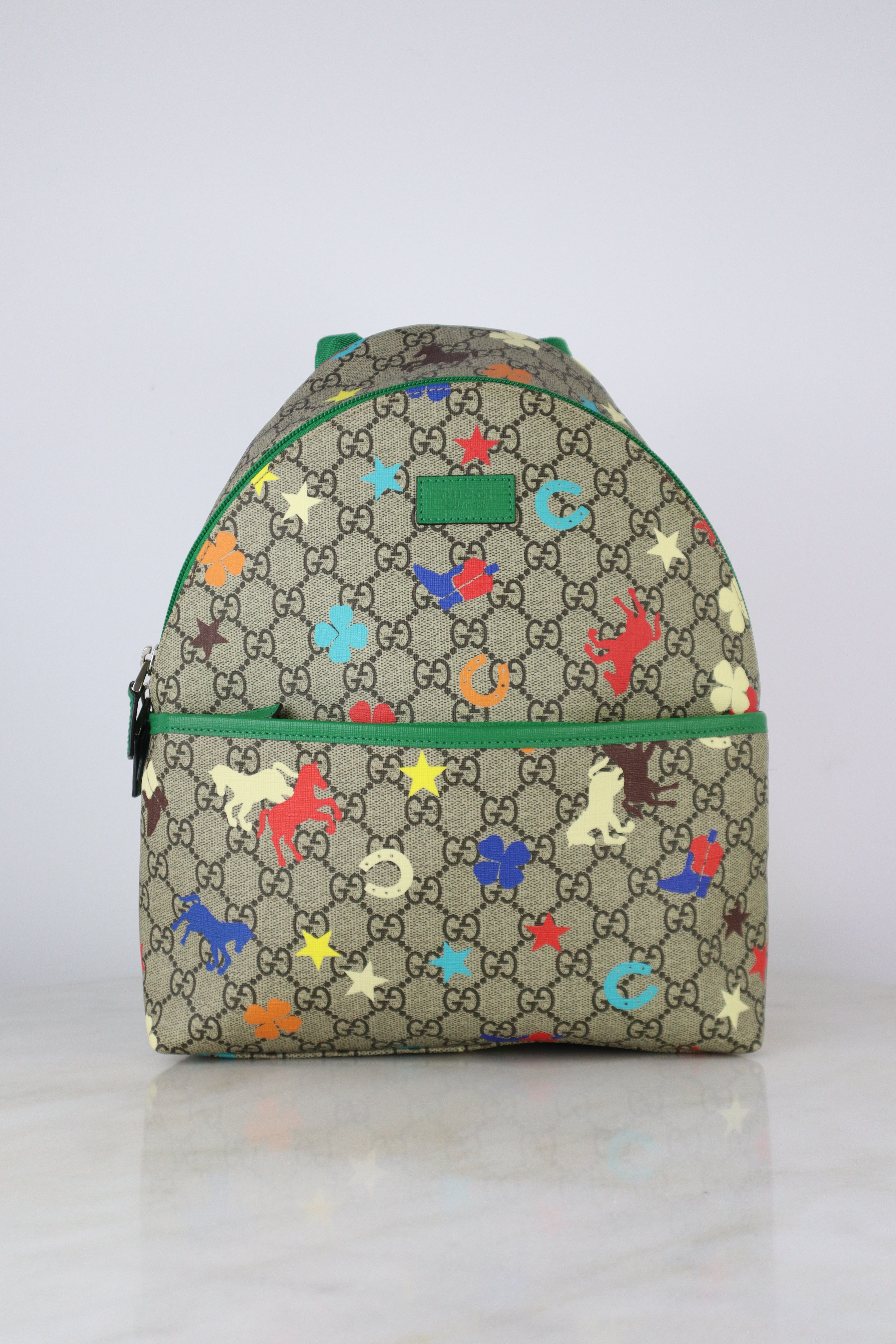 Gucci Multicolor GG Children Print Backpack Bag