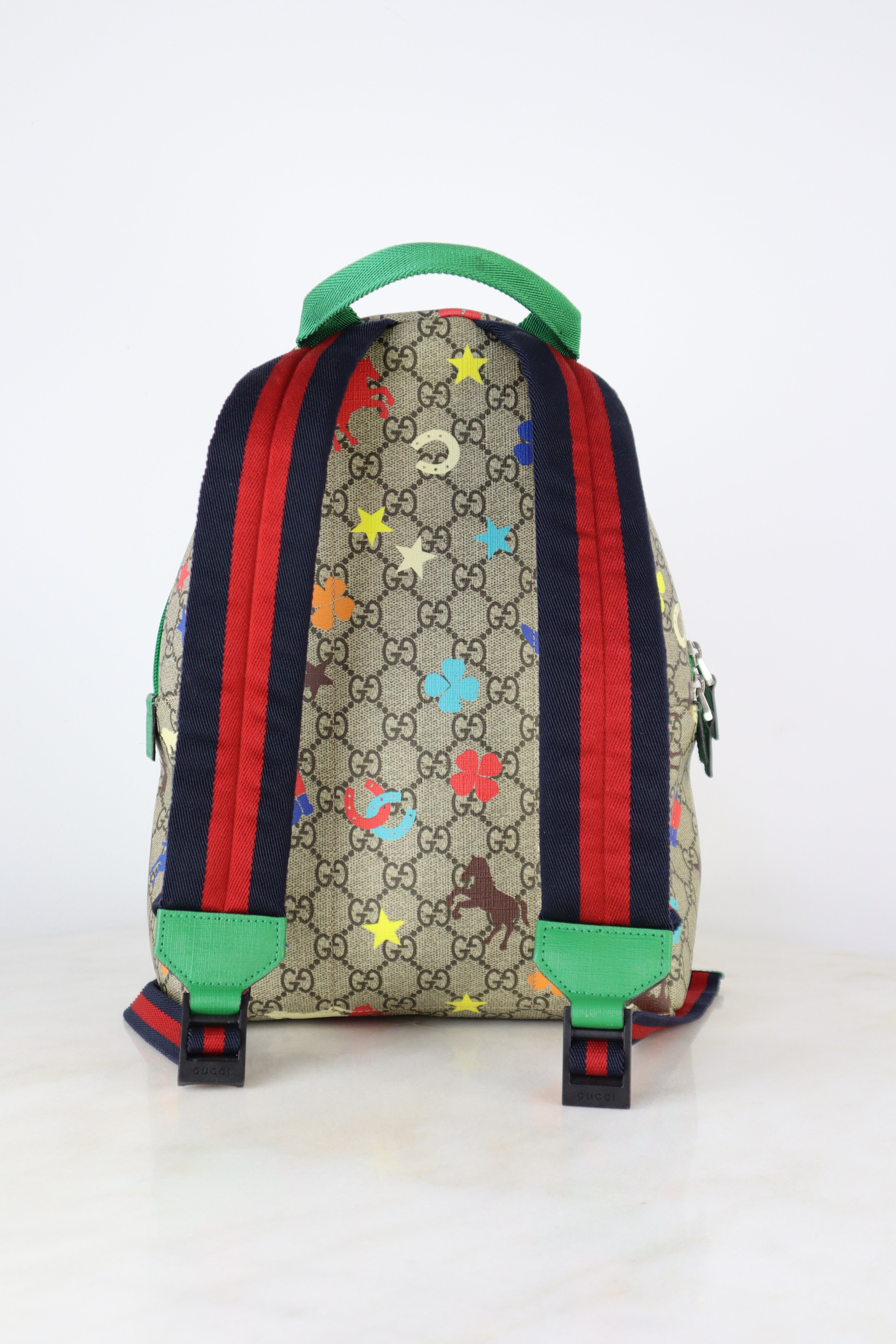 Gucci Multicolor GG Children Print Backpack Bag