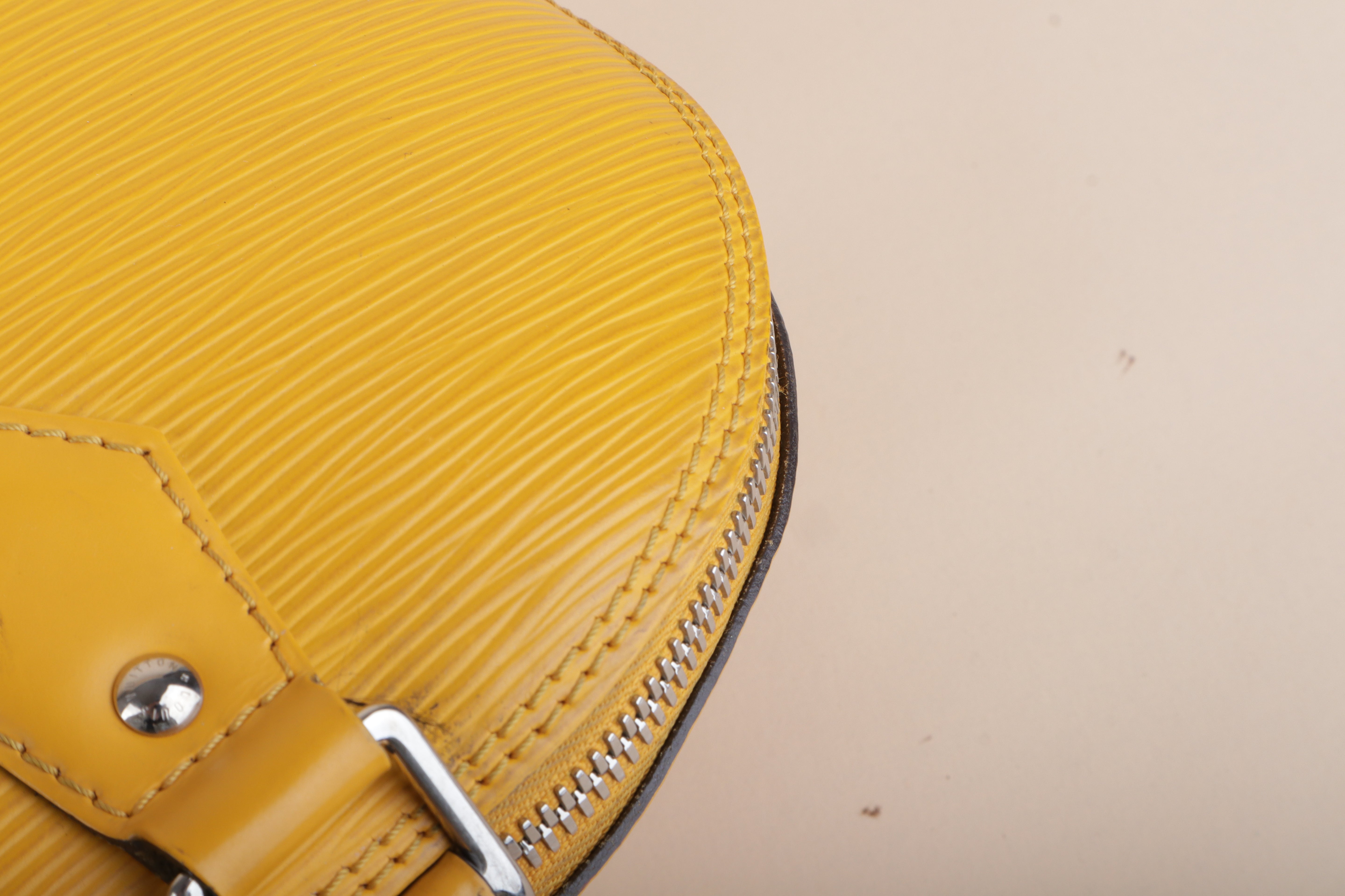 Louis Vuitton Epi Leather Alma PM Bag with Strap