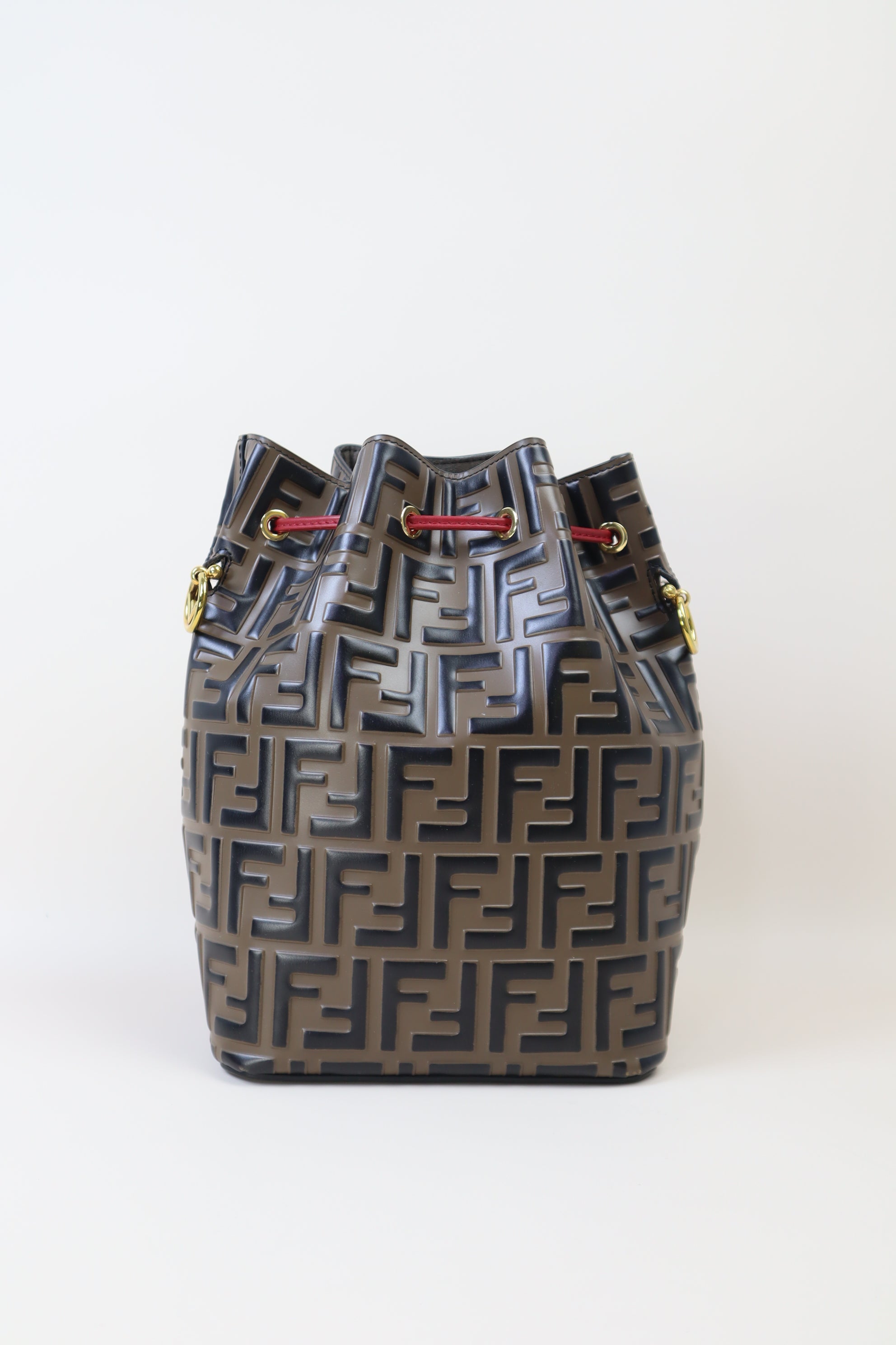 Fendi Bicolor FF Mon Tresor Bucket Bag