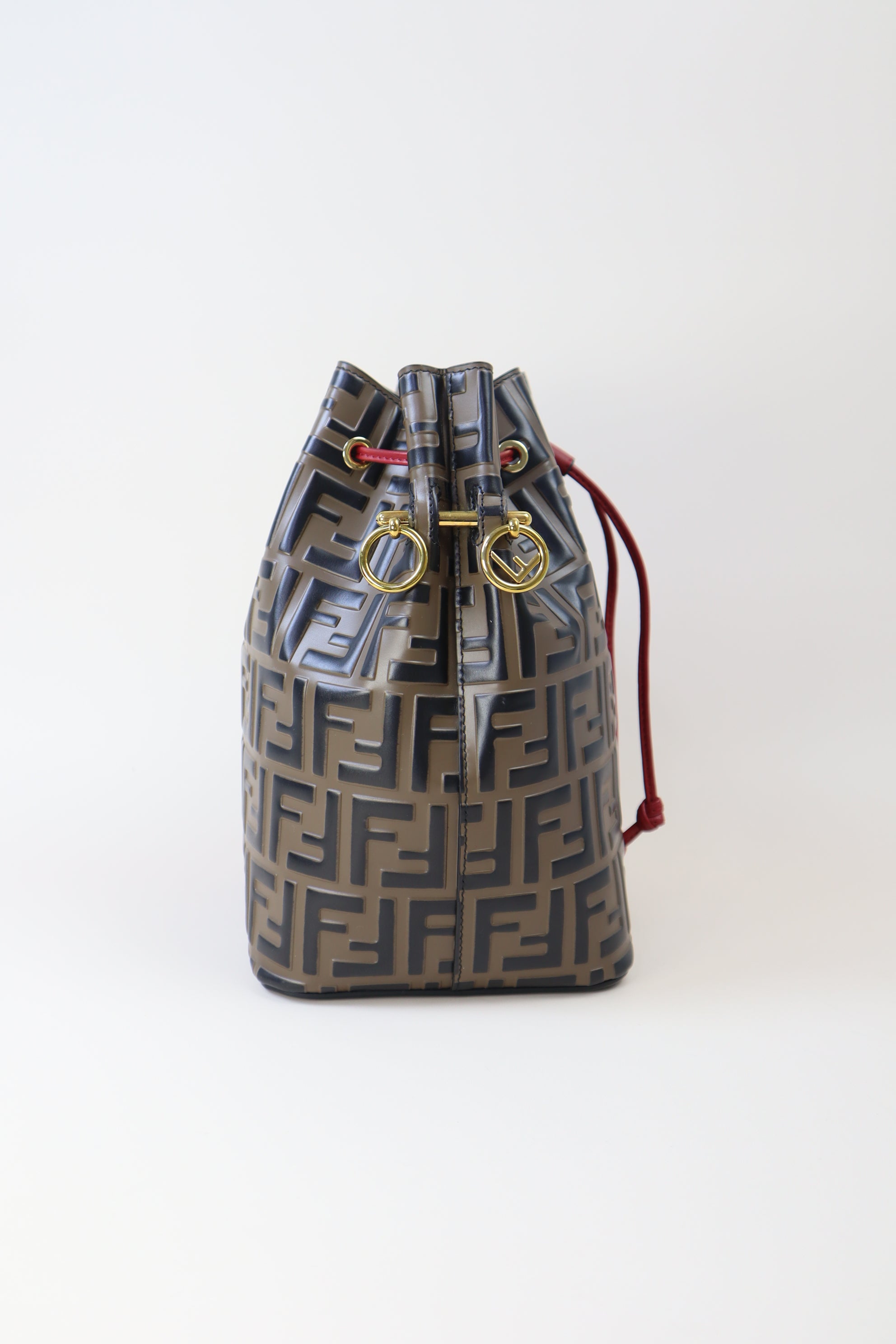 Fendi Bicolor FF Mon Tresor Bucket Bag