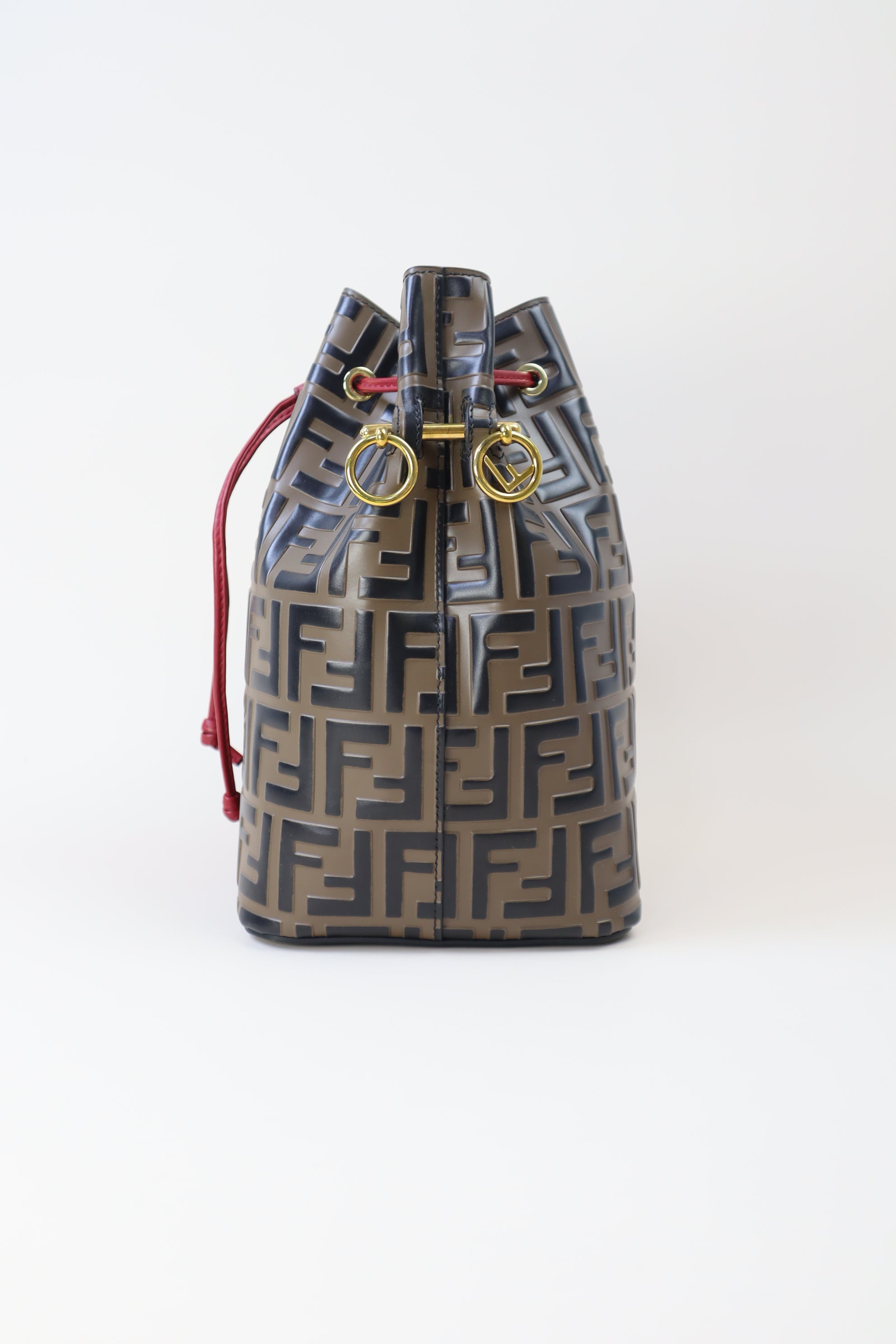 Fendi Bicolor FF Mon Tresor Bucket Bag