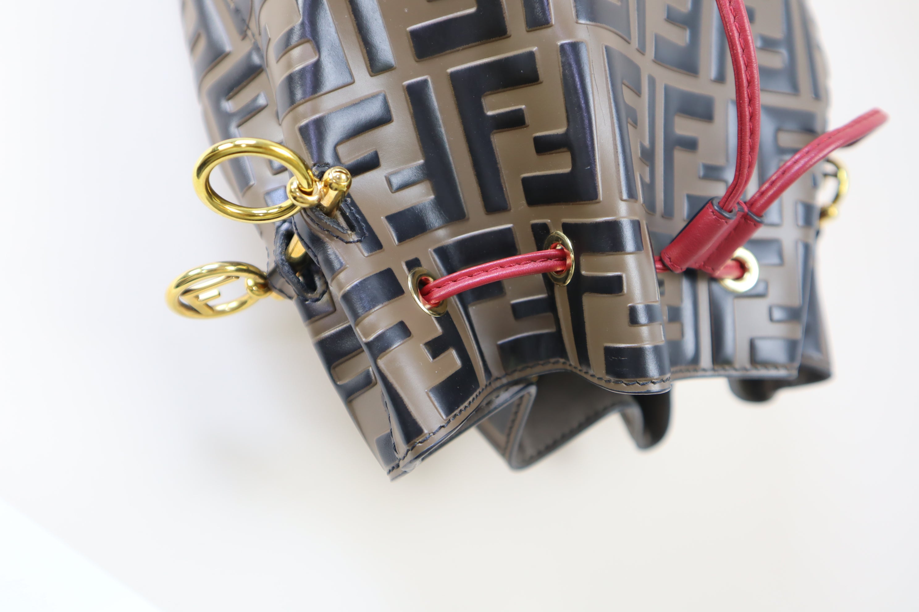 Fendi Bicolor FF Mon Tresor Bucket Bag