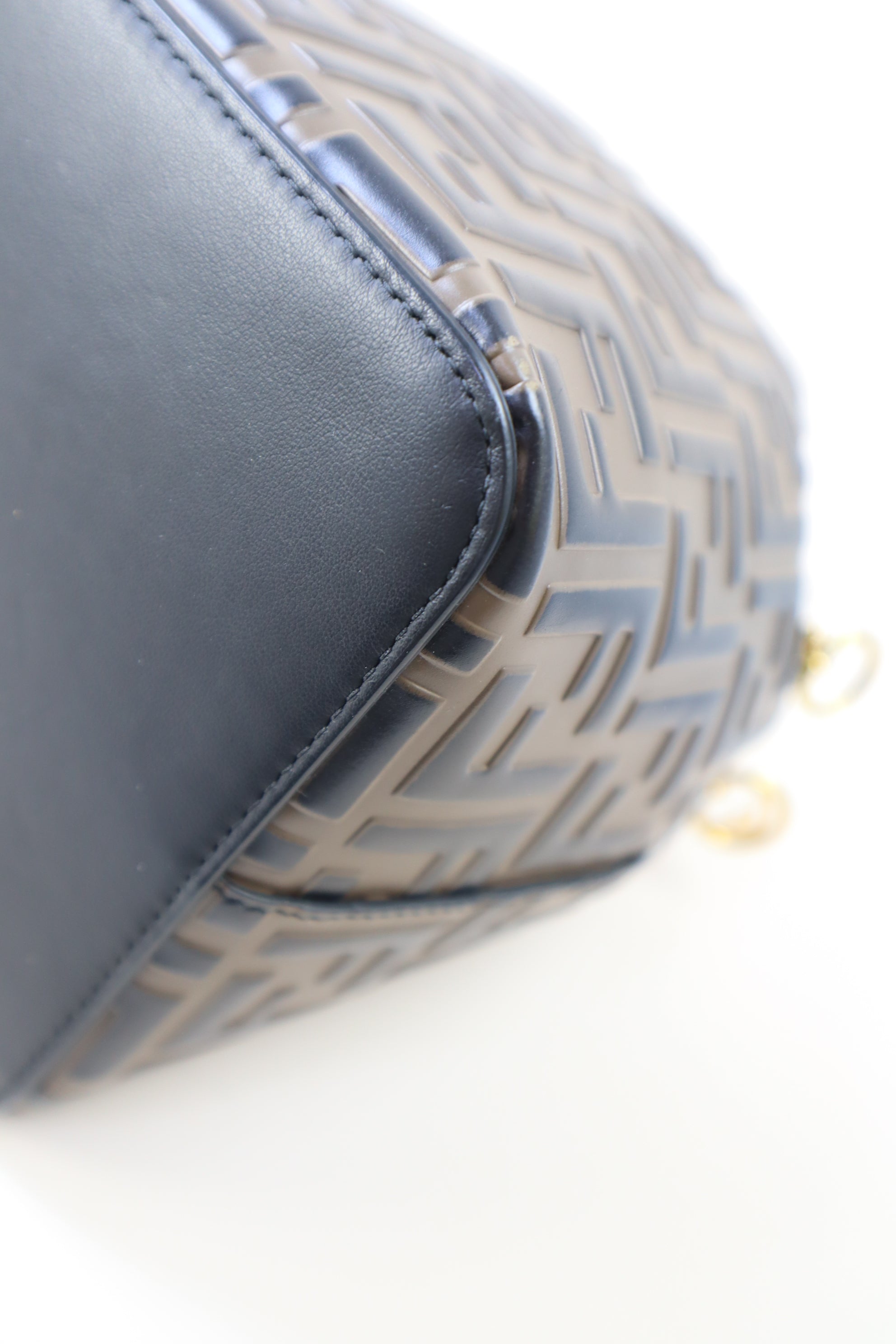 Fendi Bicolor FF Mon Tresor Bucket Bag