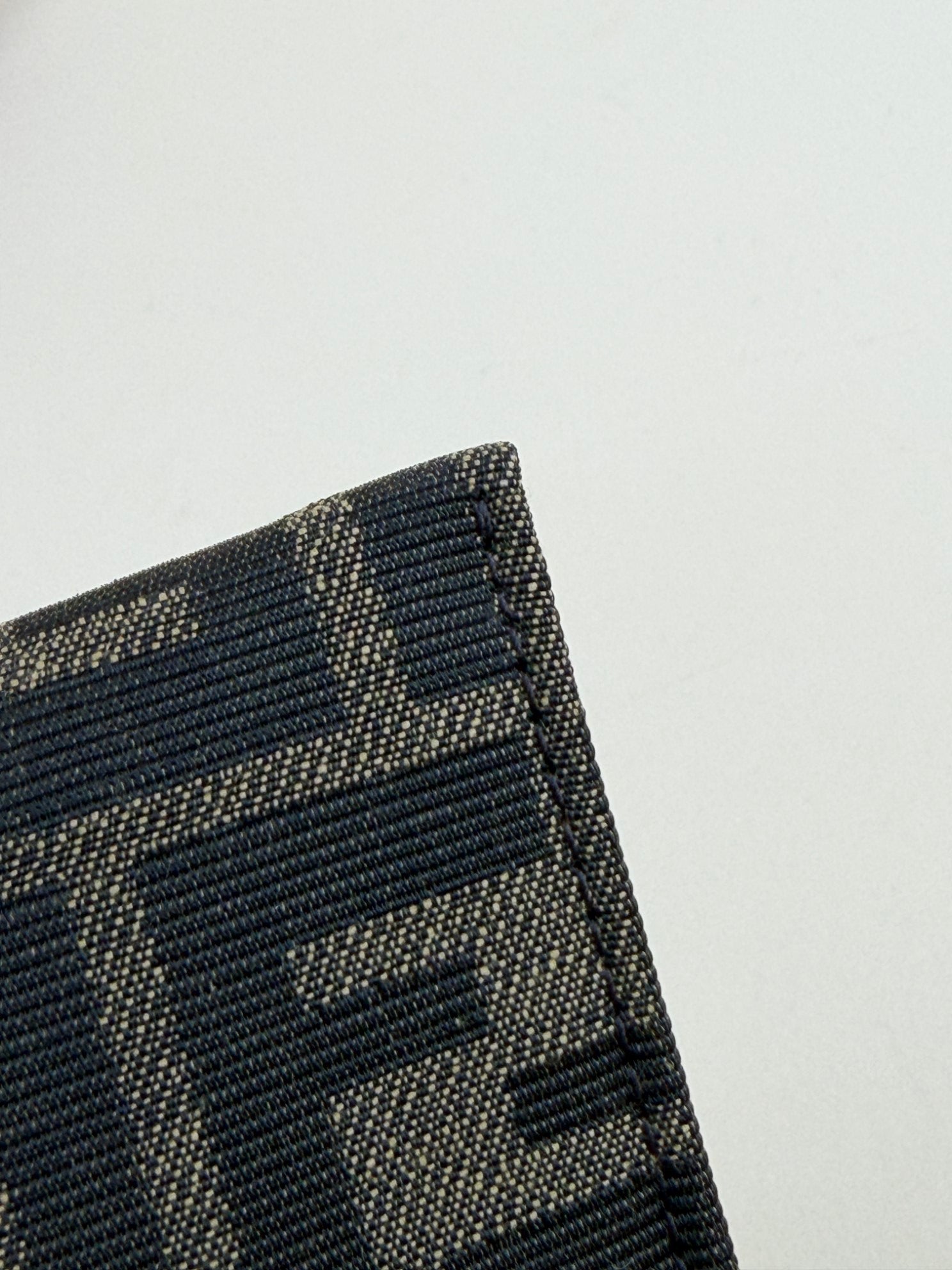 Fendi Brown FF Jacquard Flat Medium Pouch