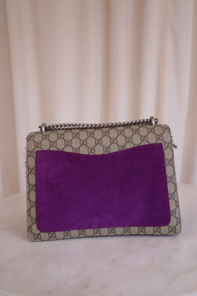 Gucci GG Supreme Monogram Feather Embroidered Parrot Dionysus Bag-handbag-Gucci-The Closet Egypt