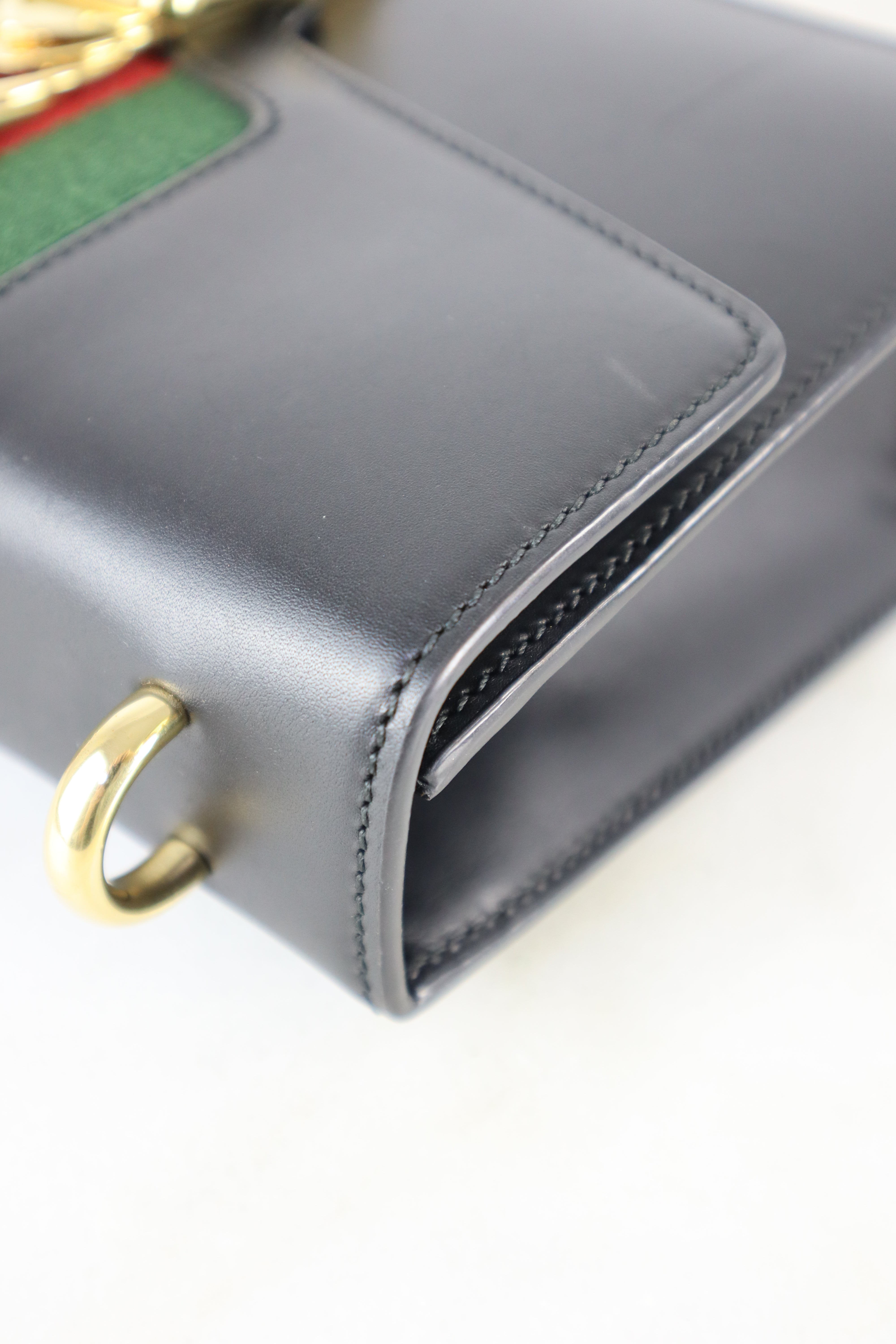 Gucci Black Sylvie Small Ophidia Bag