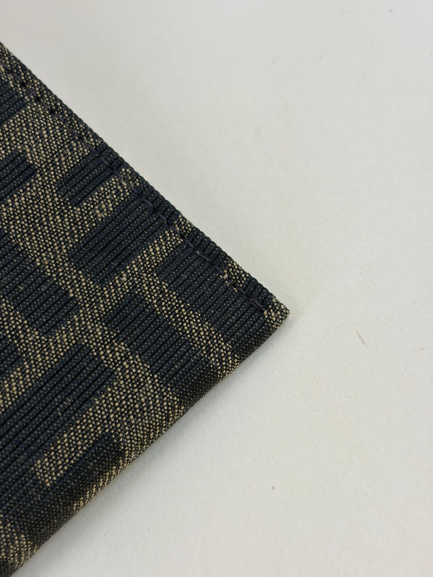 Fendi Brown FF Jacquard Flat Medium Pouch