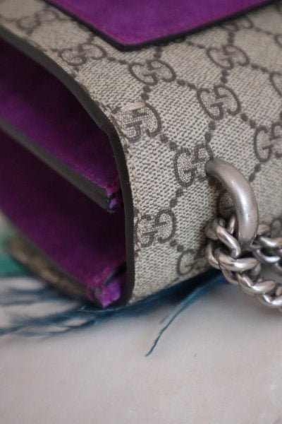 Gucci GG Supreme Monogram Feather Embroidered Parrot Dionysus Bag-handbag-Gucci-The Closet Egypt