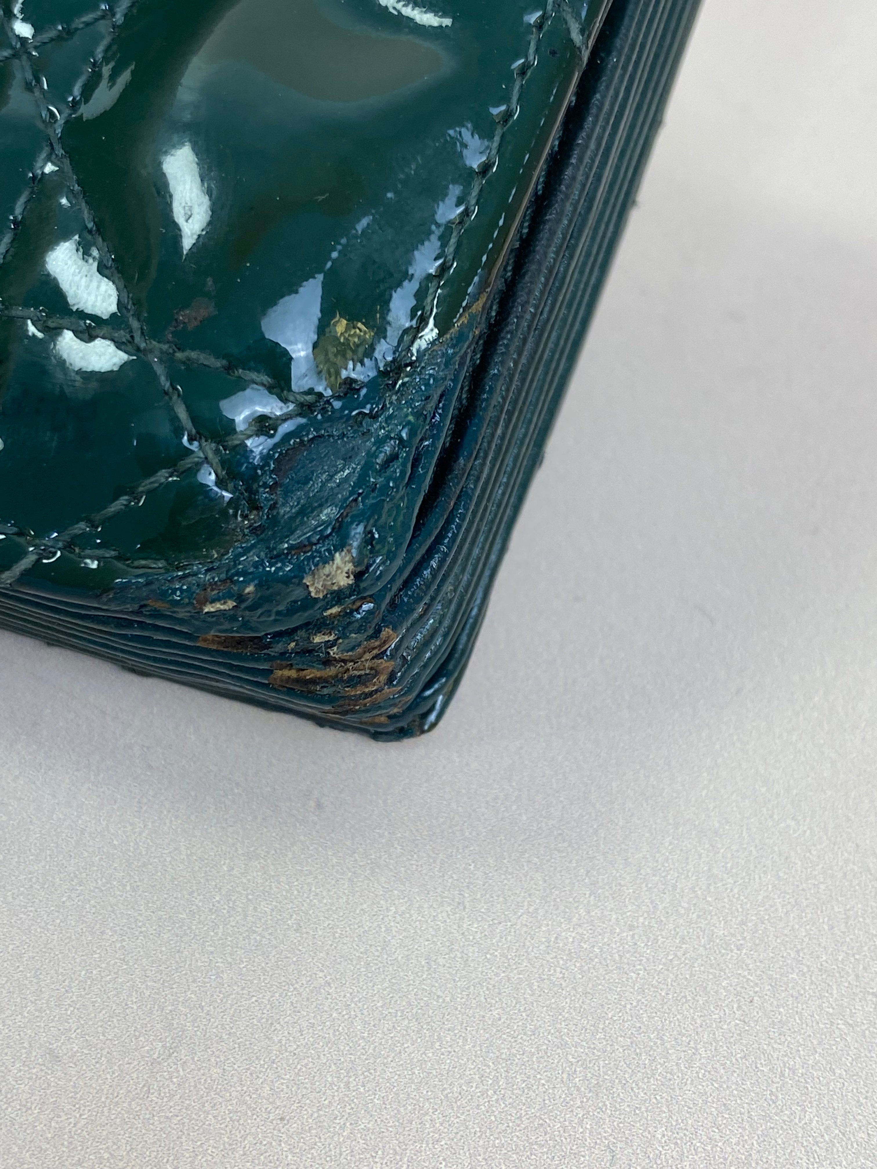 Christian Dior Green Jasmine Card Wallet