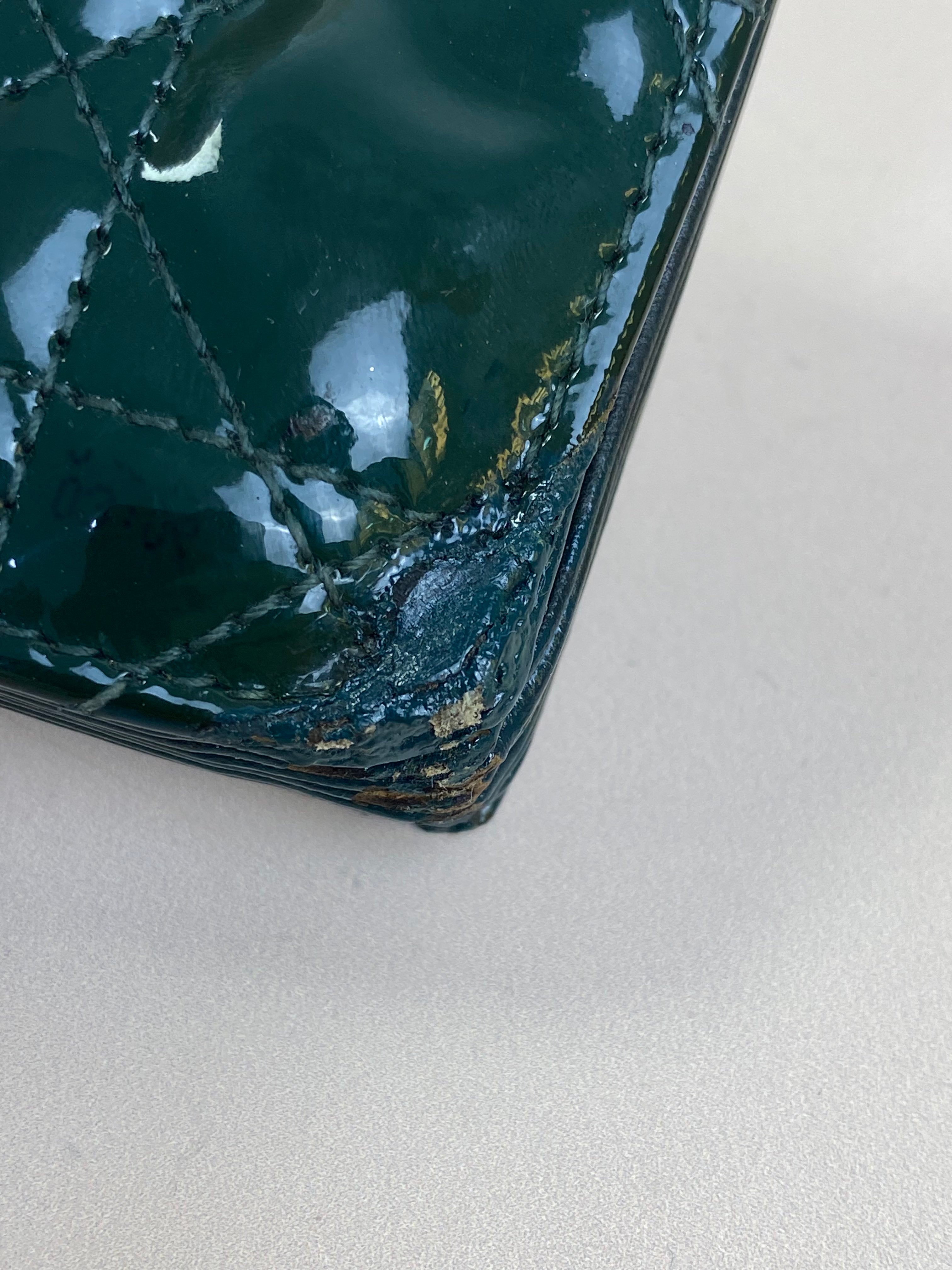 Christian Dior Green Jasmine Card Wallet