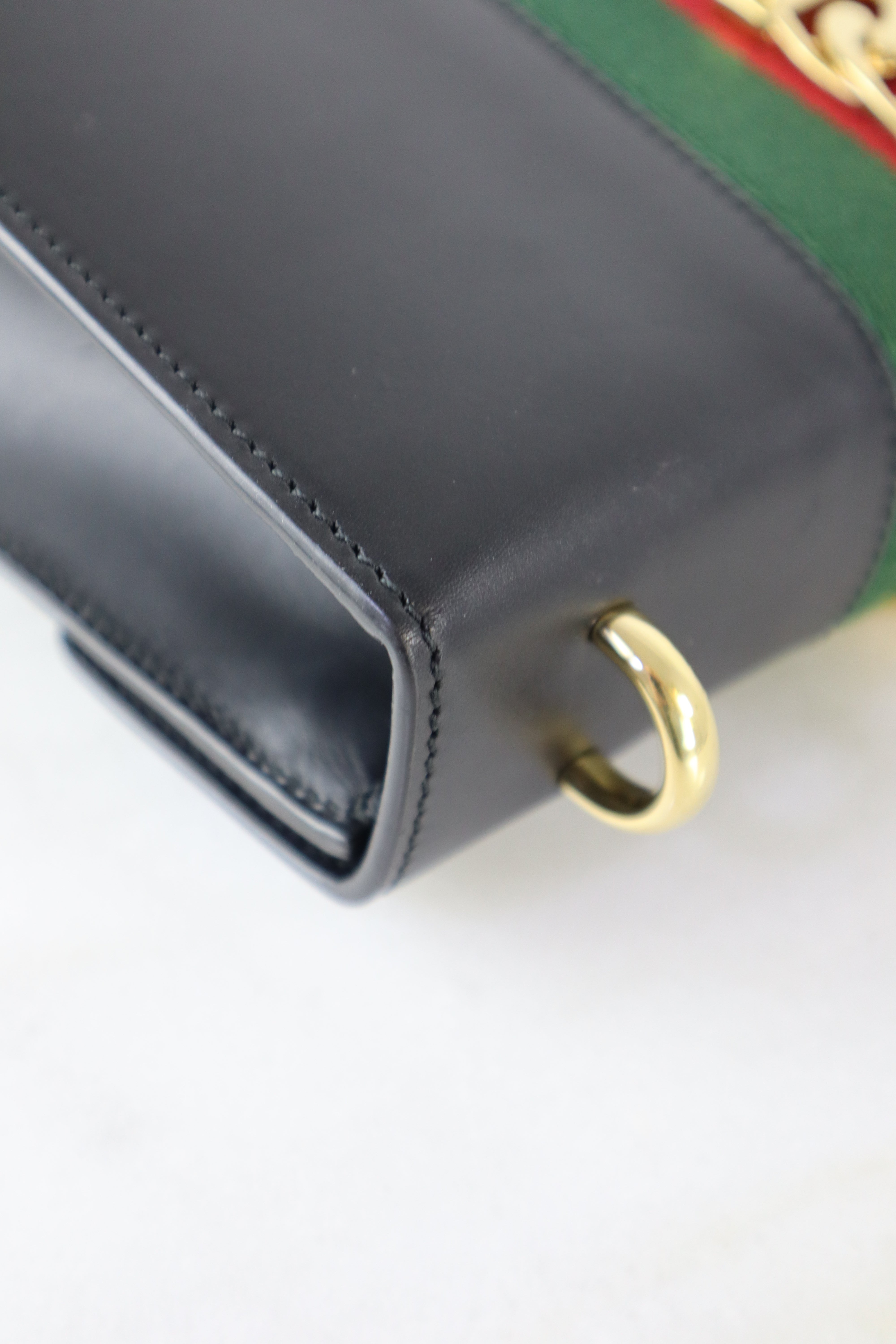 Gucci Black Sylvie Small Ophidia Bag