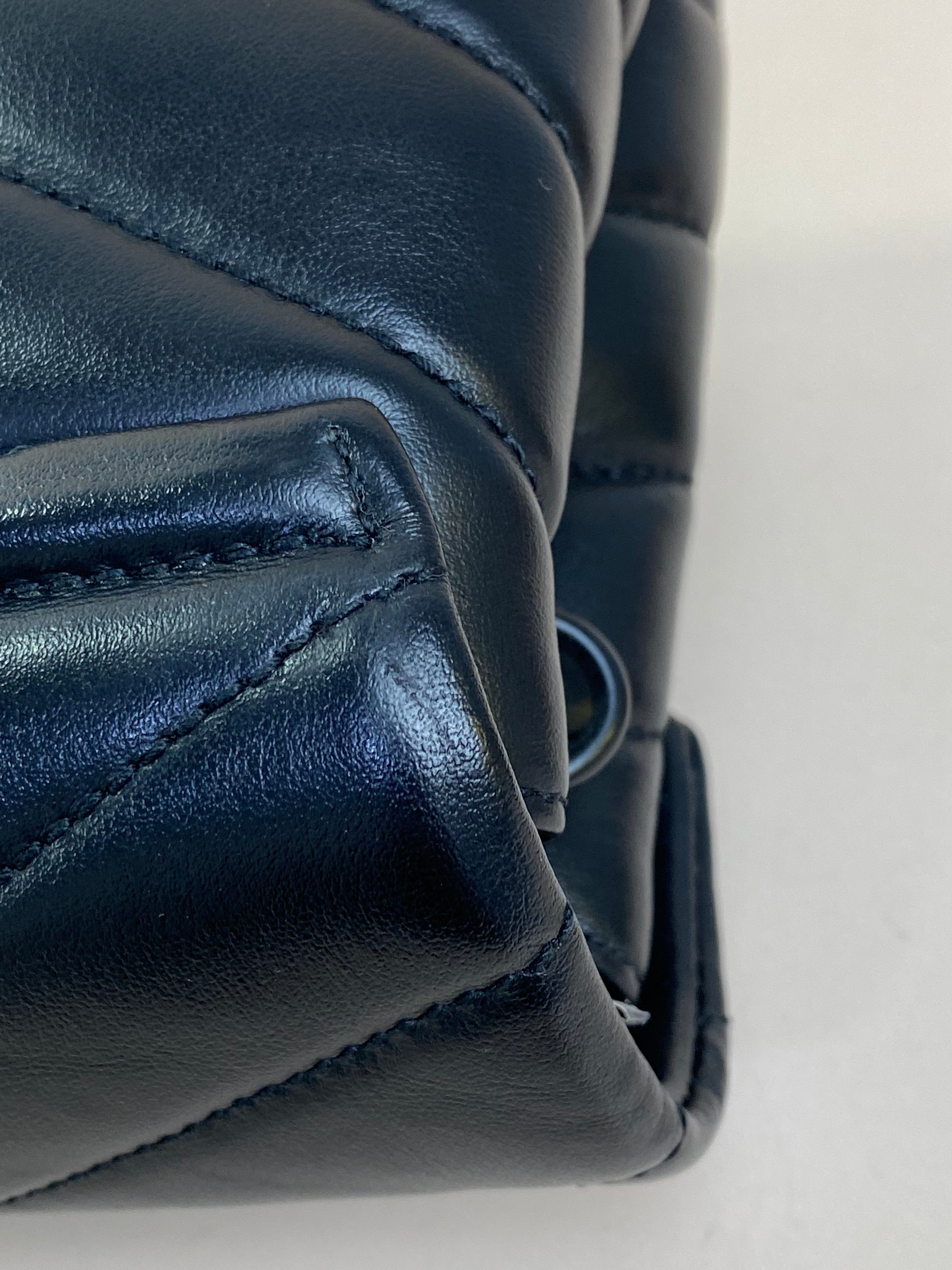 YSL Black Toy Loulou Crossbody Bag