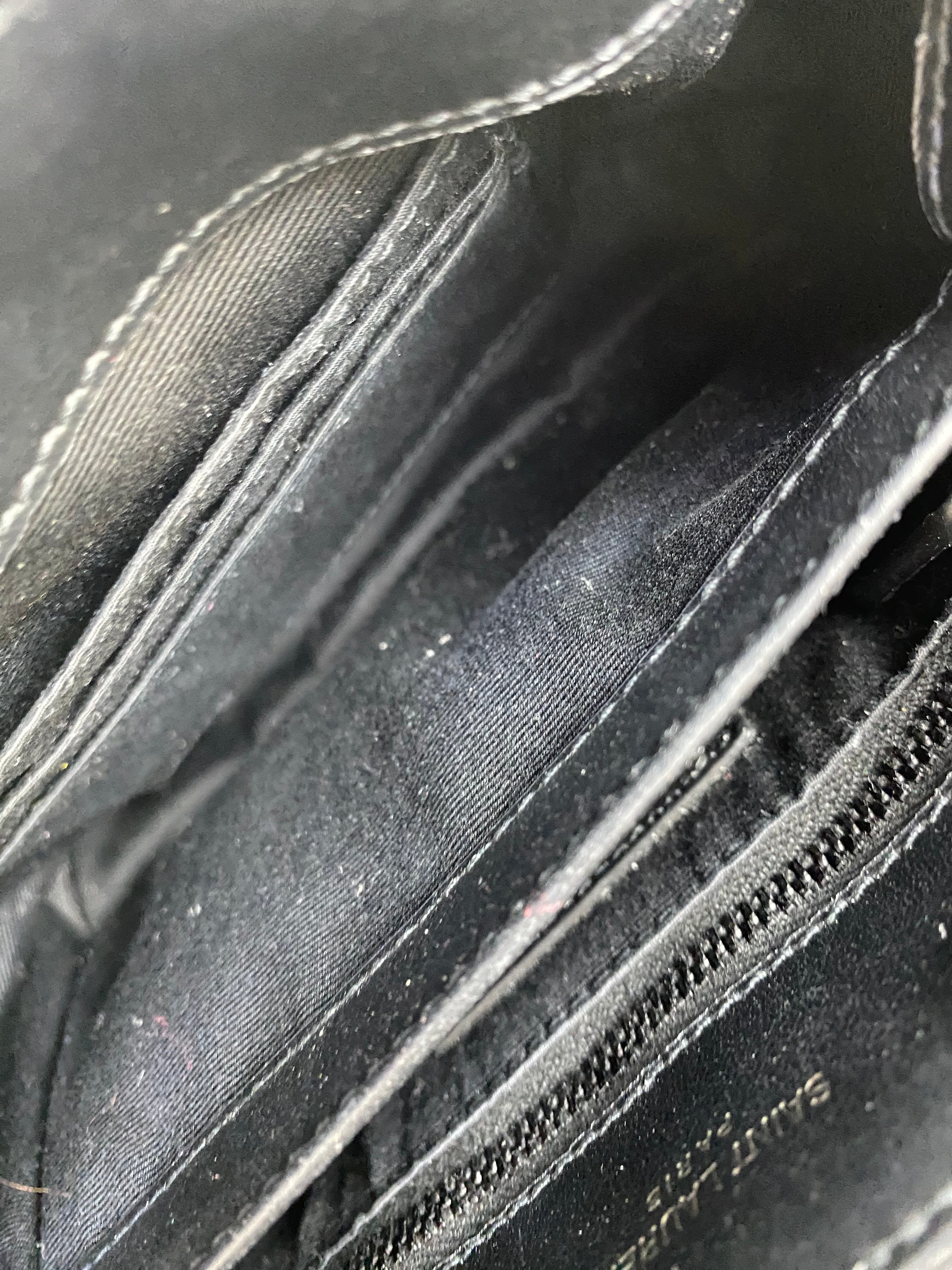 YSL Black Toy Loulou Crossbody Bag