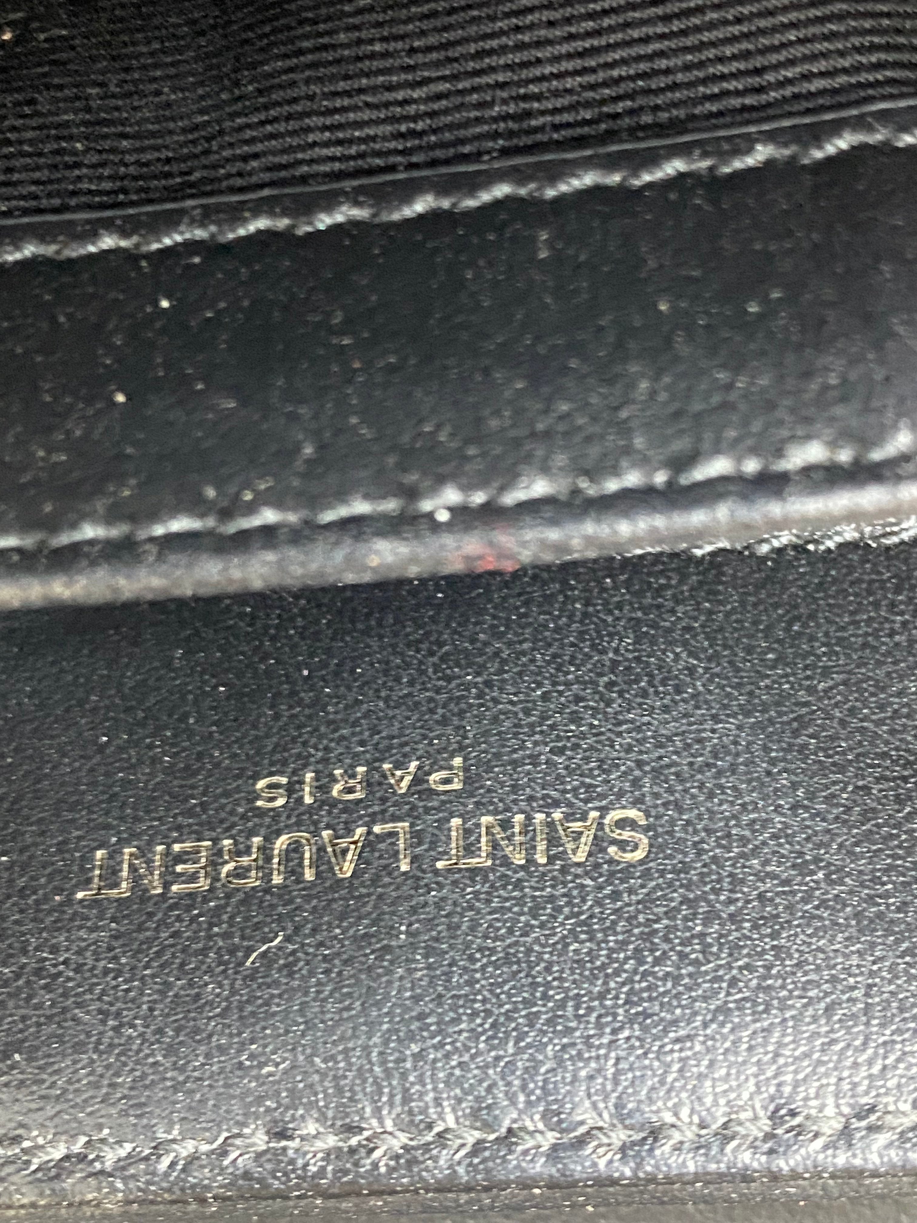 YSL Black Toy Loulou Crossbody Bag