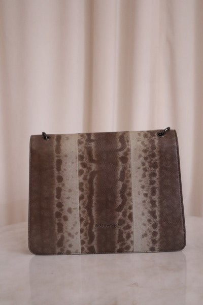 Bvlgari Brown Karung Snakeskin Serpenti Forever Crossbody Bag-handbag-Bvlgari-The Closet Egypt