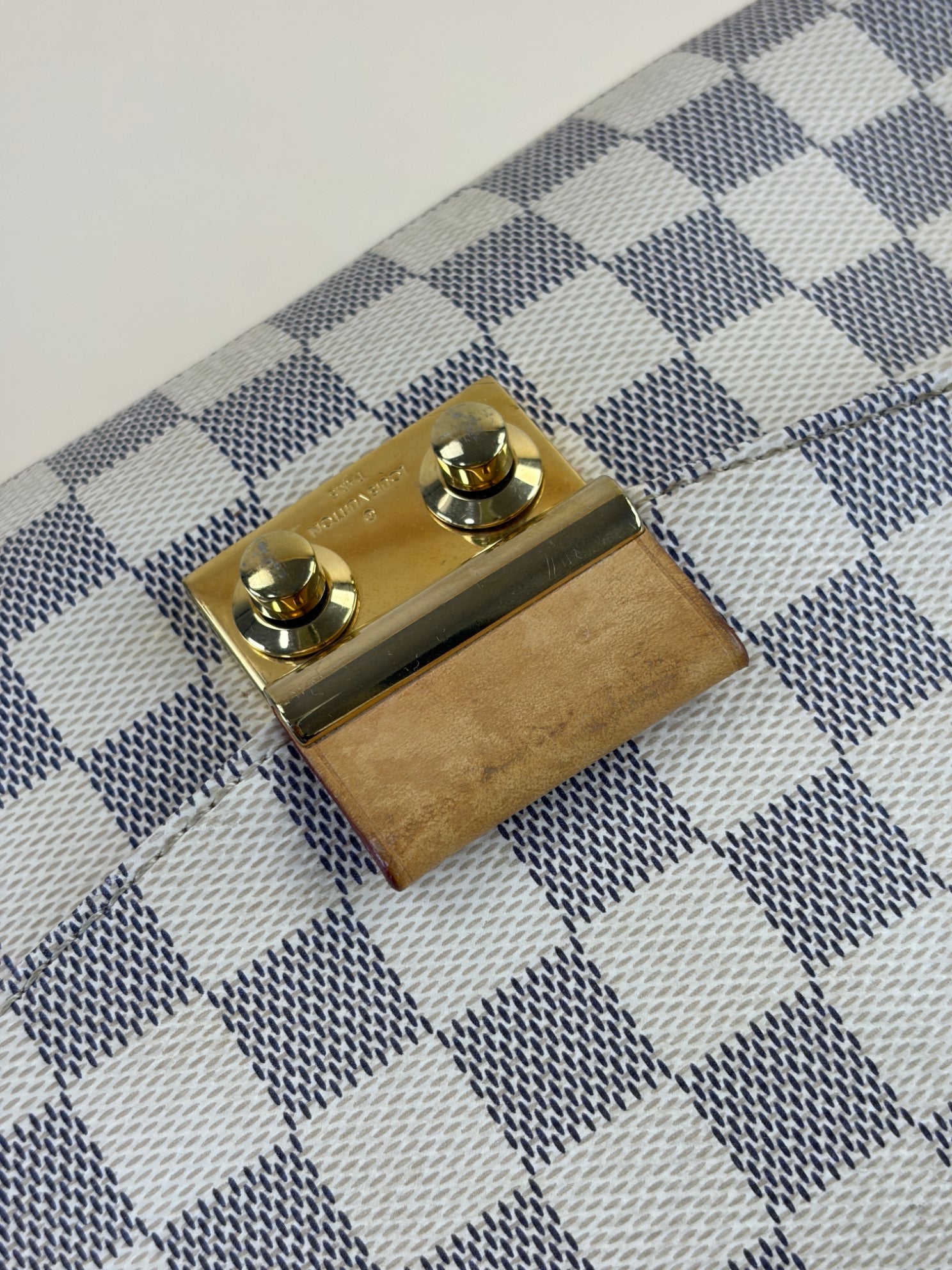 Louis Vuitton Damier Azur Croisette Shoulder Bag