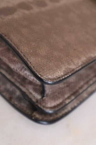 Bvlgari Brown Karung Snakeskin Serpenti Forever Crossbody Bag-handbag-Bvlgari-The Closet Egypt