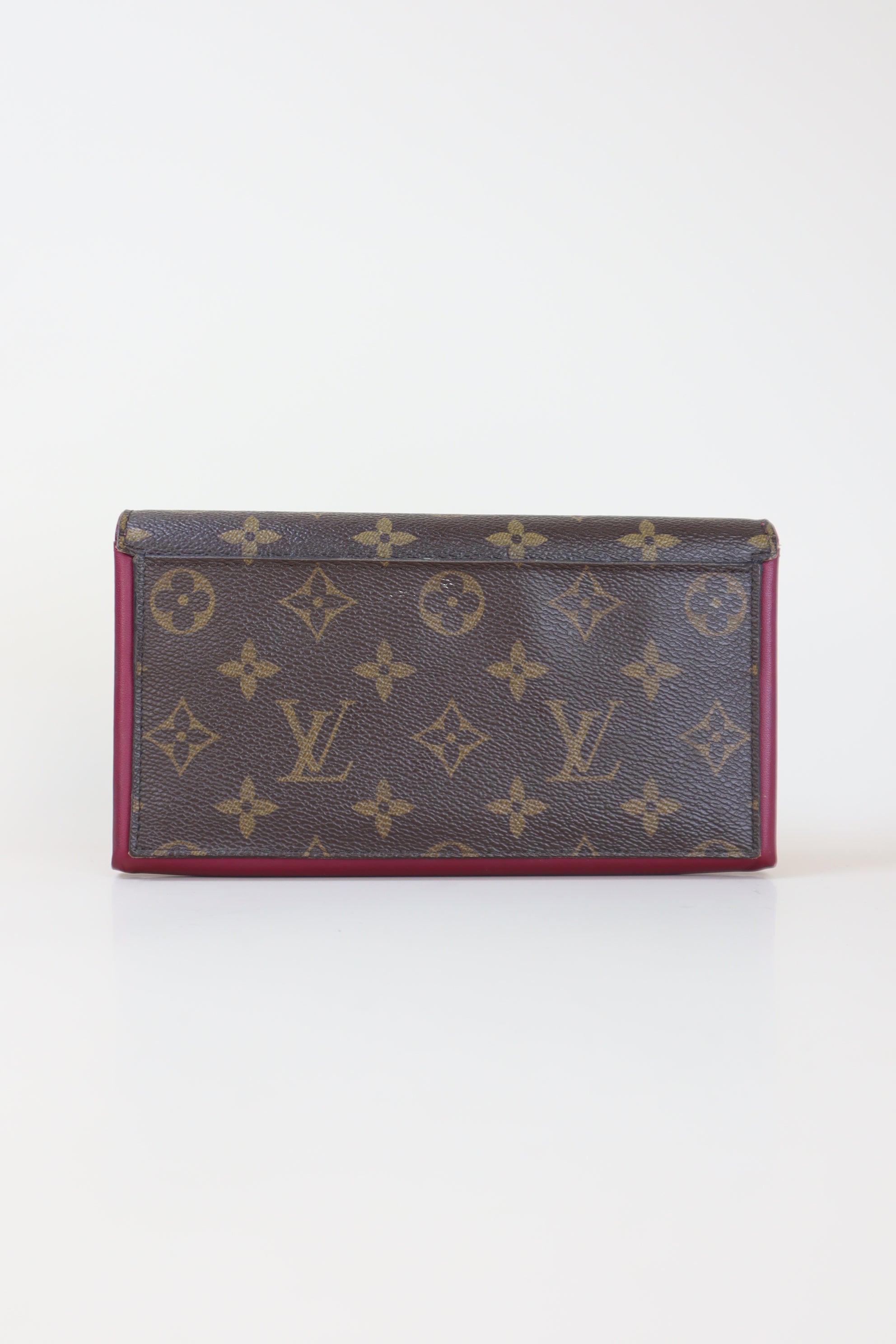 Louis Vuitton Monogram Fuchsia Portefeuille Flore Long Wallet