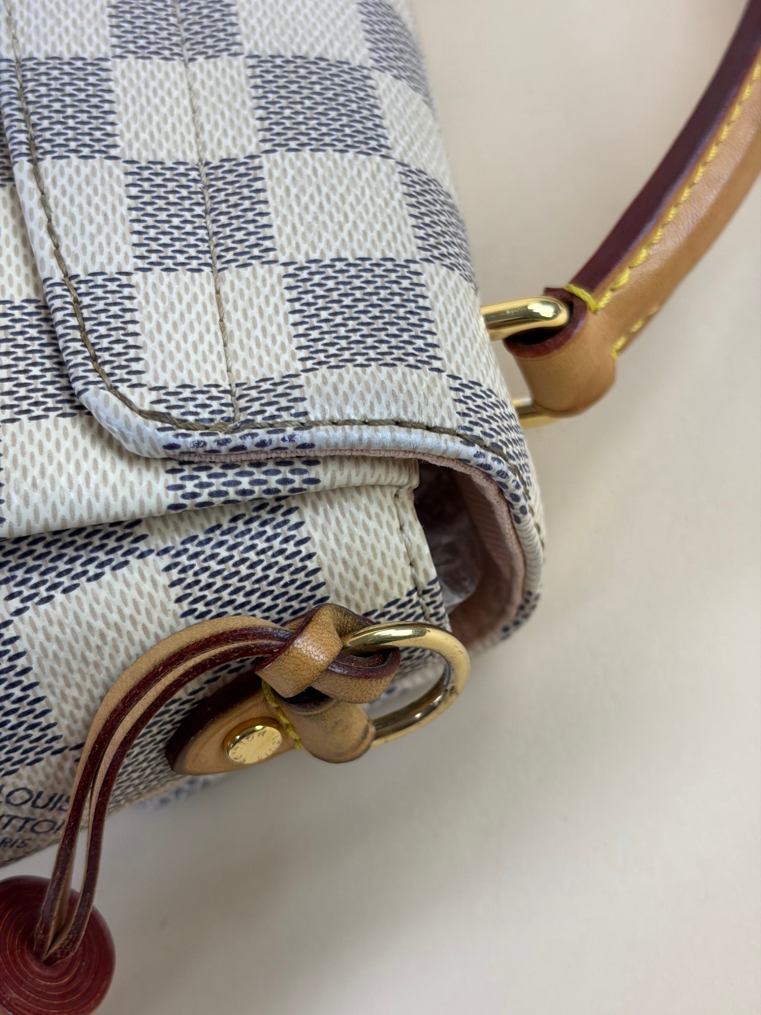 Louis Vuitton Damier Azur Croisette Shoulder Bag