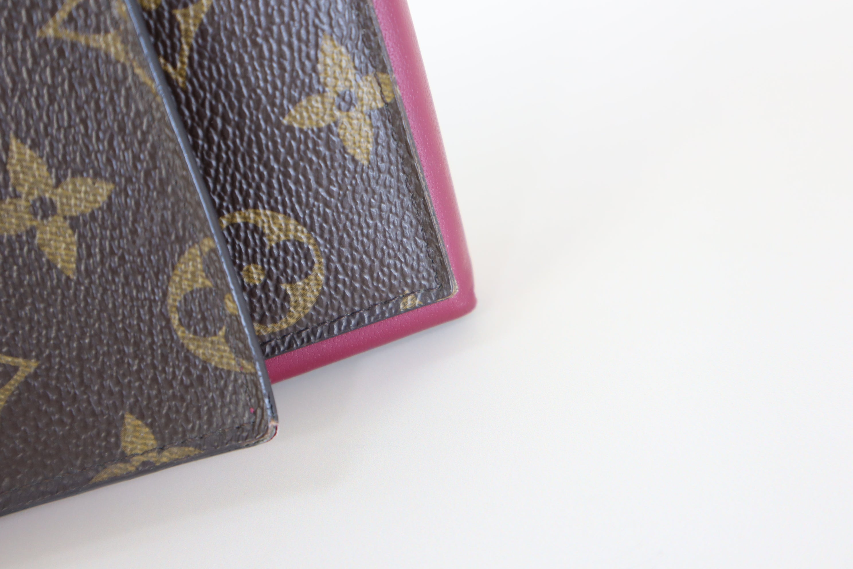 Louis Vuitton Monogram Fuchsia Portefeuille Flore Long Wallet