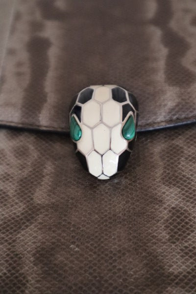 Bvlgari Brown Karung Snakeskin Serpenti Forever Crossbody Bag-handbag-Bvlgari-The Closet Egypt