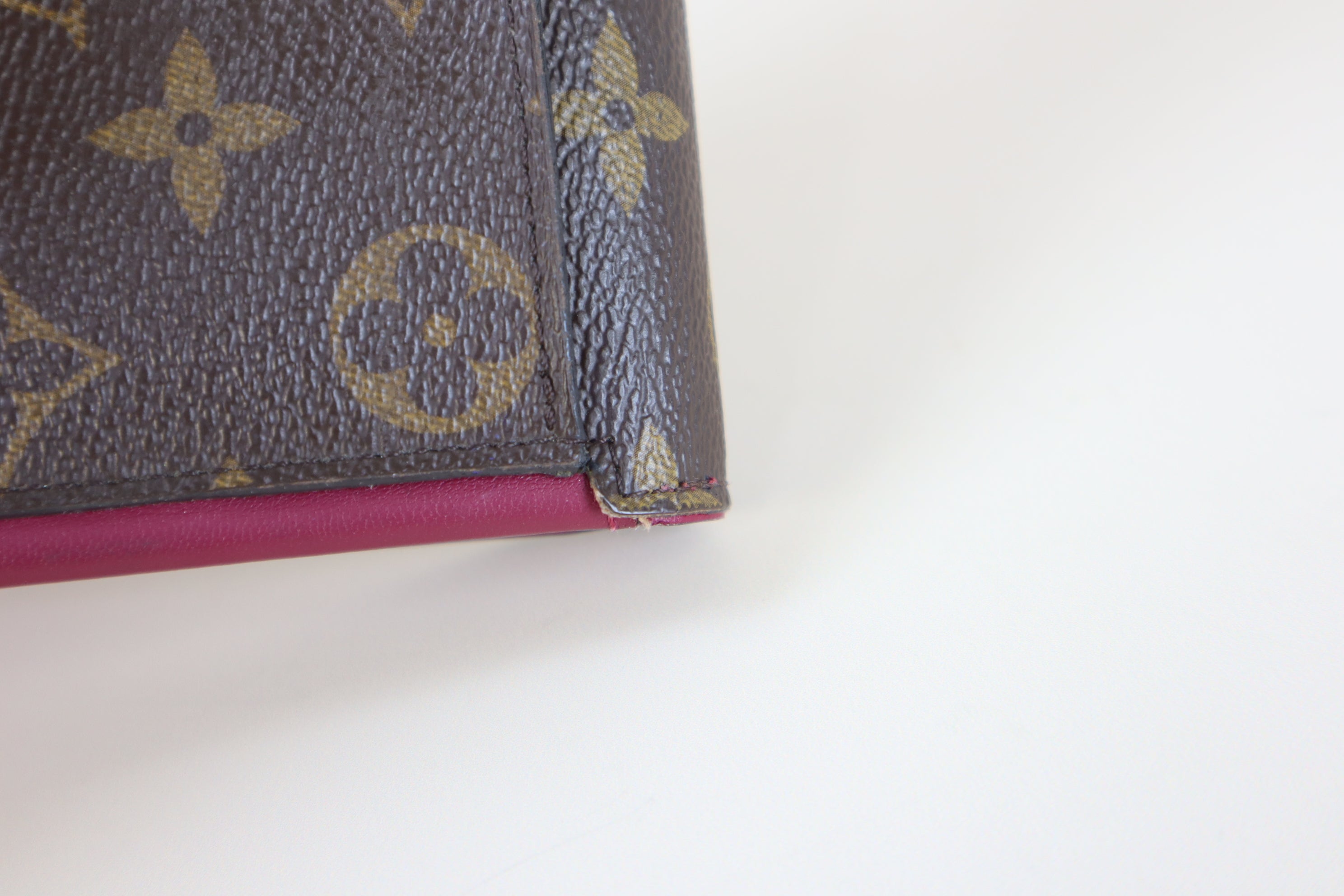 Louis Vuitton Monogram Fuchsia Portefeuille Flore Long Wallet