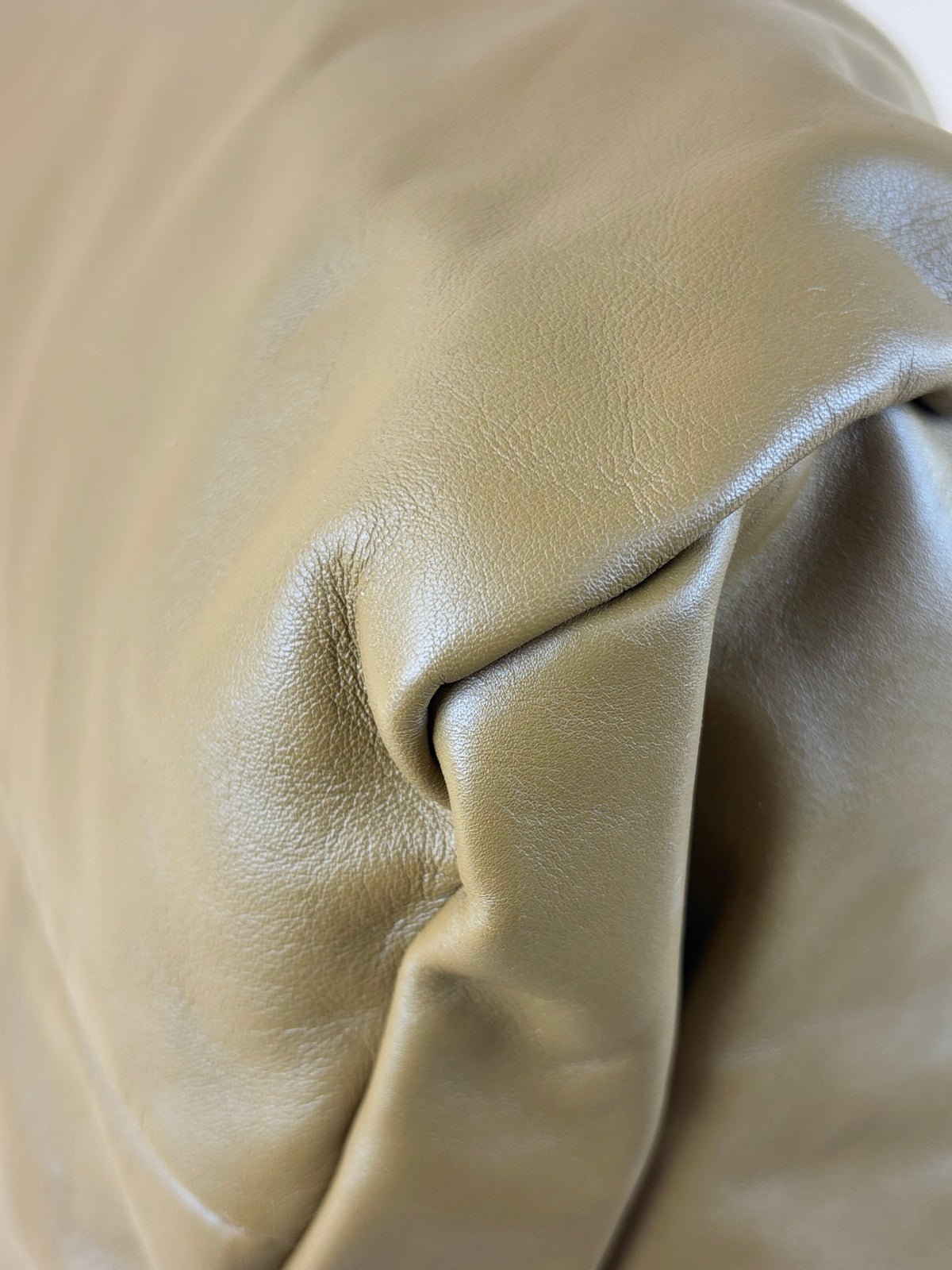 Bottega Veneta the pouch xl camel leather