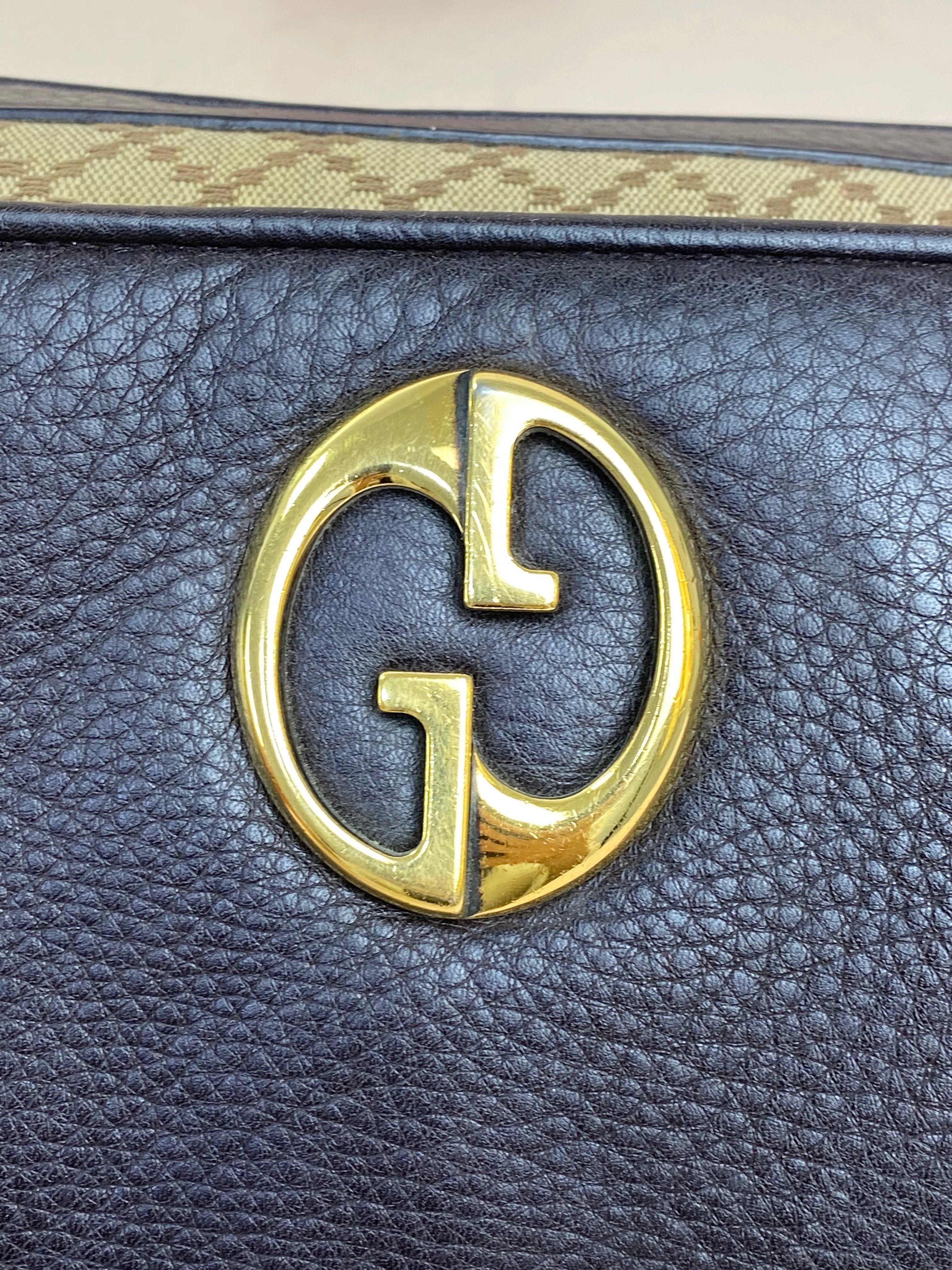 Gucci Bicolor Diamante 1973 Chain Shoulder Bag