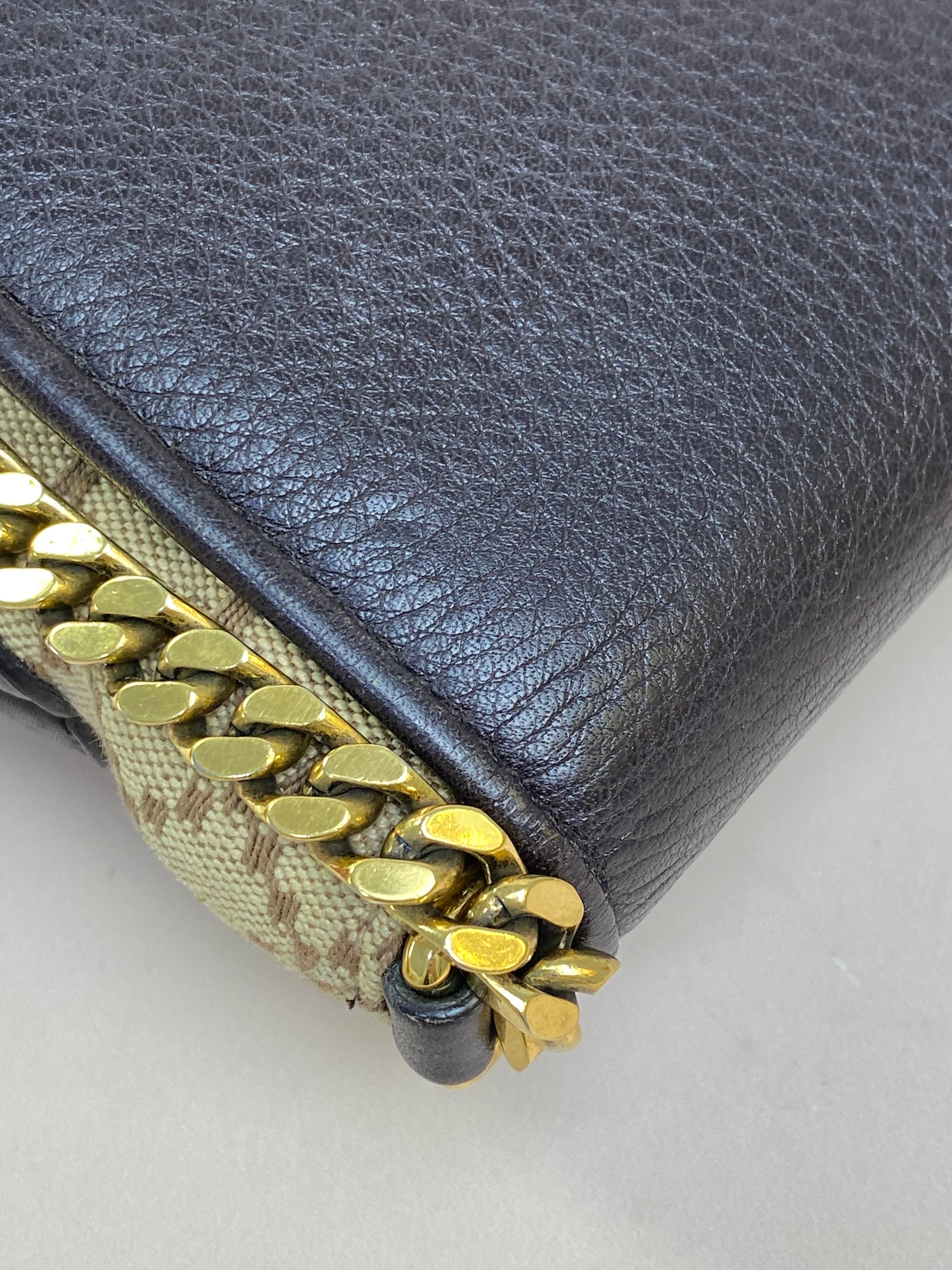 Gucci Bicolor Diamante 1973 Chain Shoulder Bag