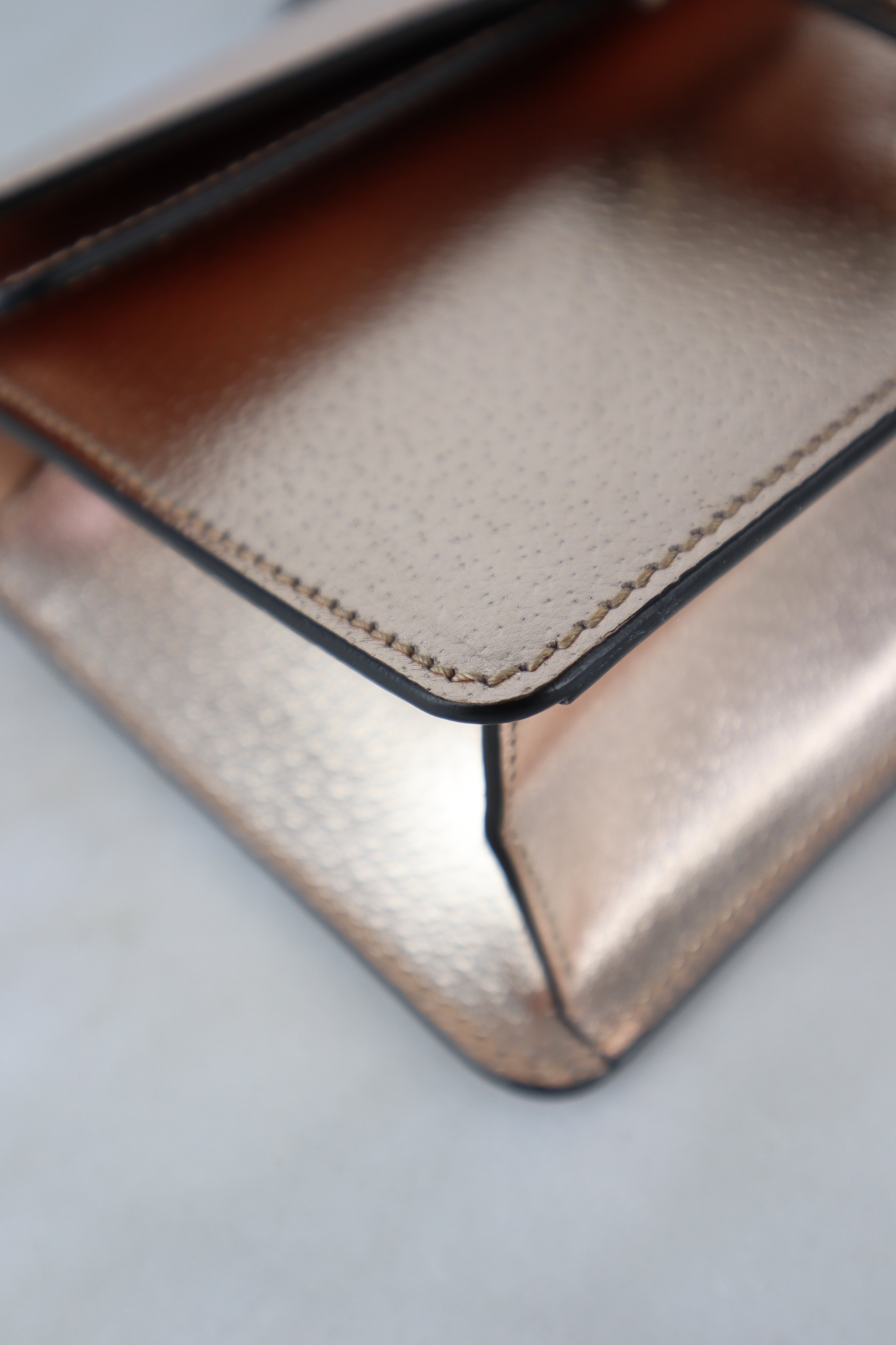 Gucci Pink Gold Small Dionysus Shoulder Bag