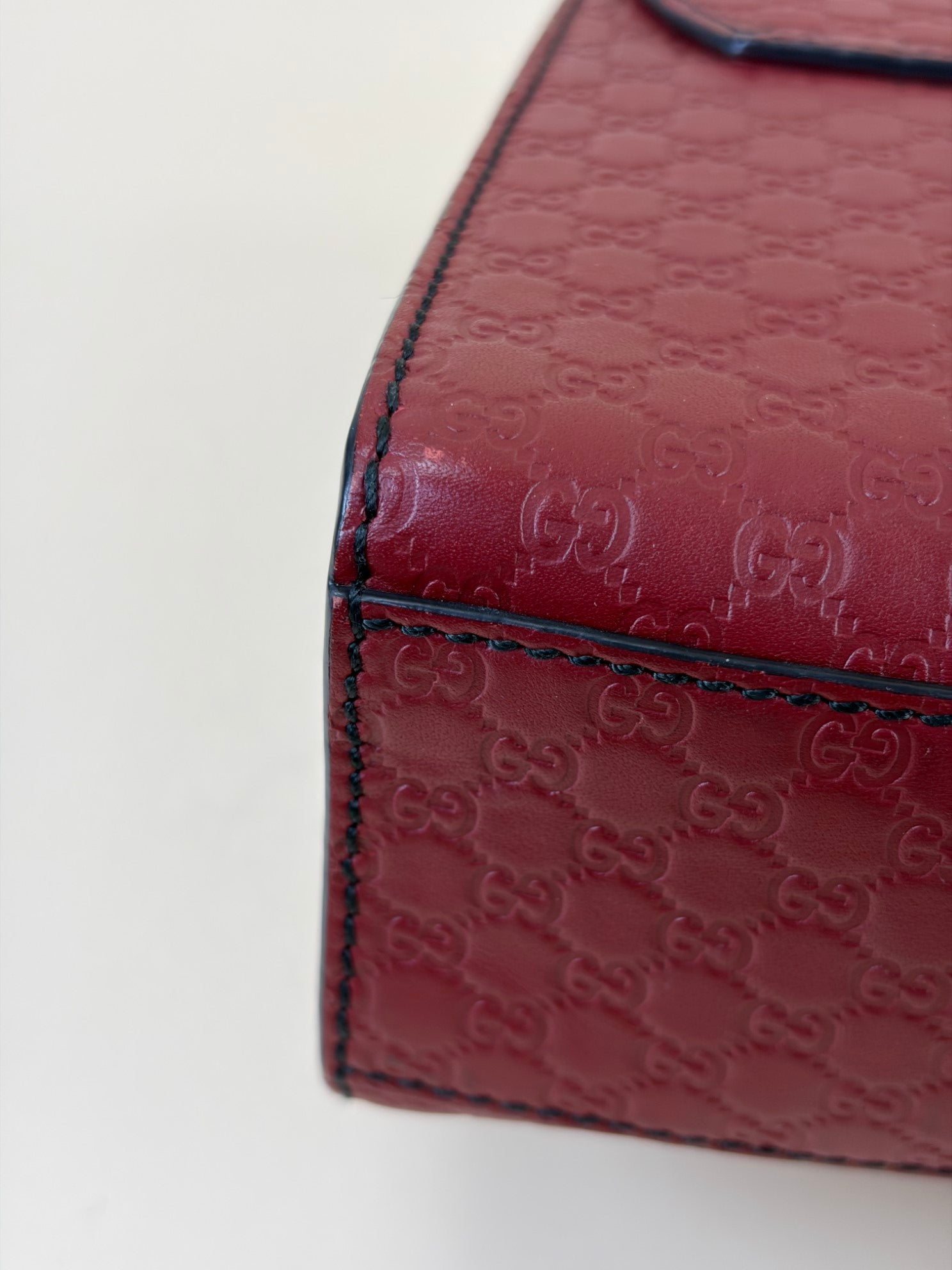 Gucci Red Emily Medium Shoulder Bag