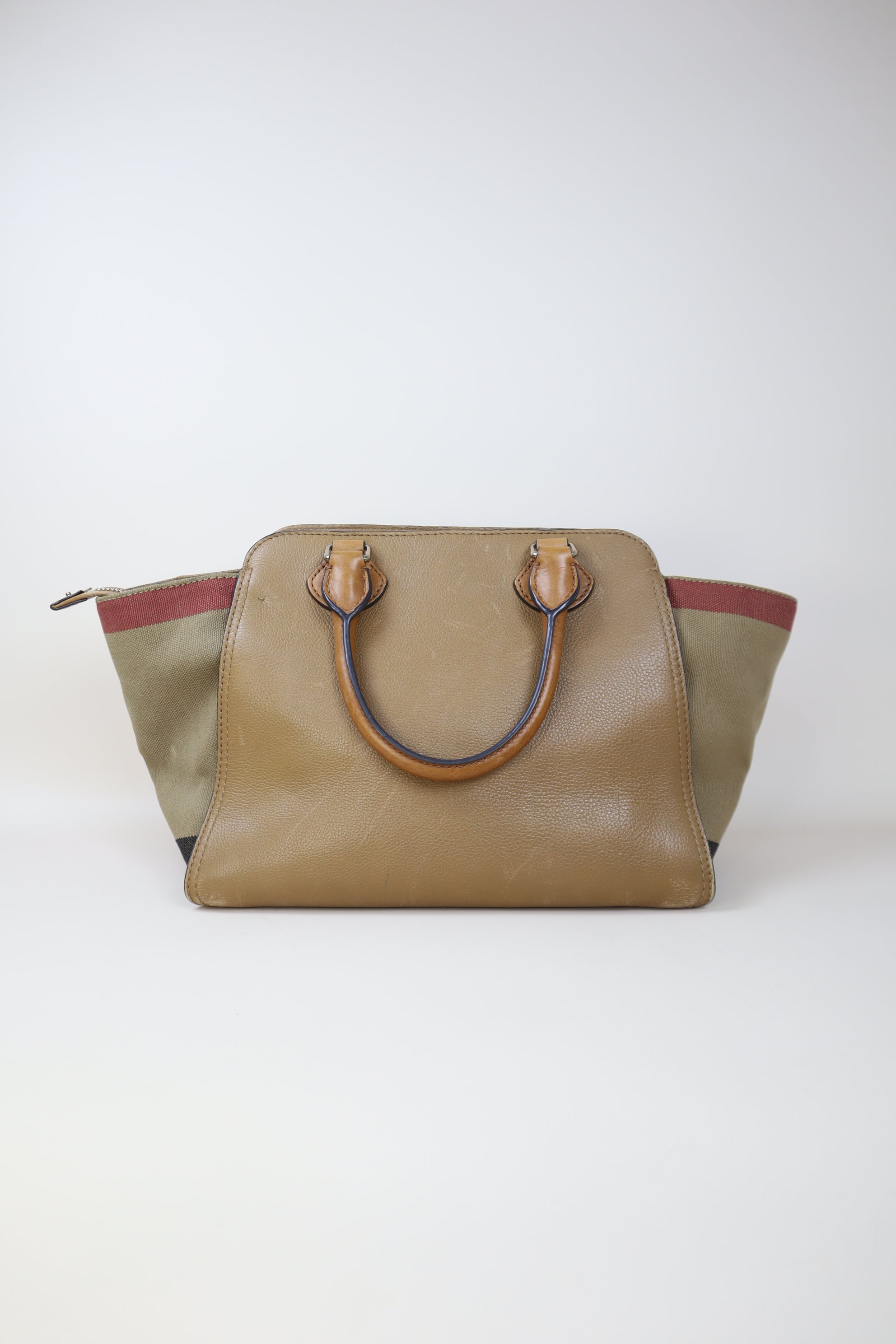 Burberry Beige Harcourt Medium Tote Bag