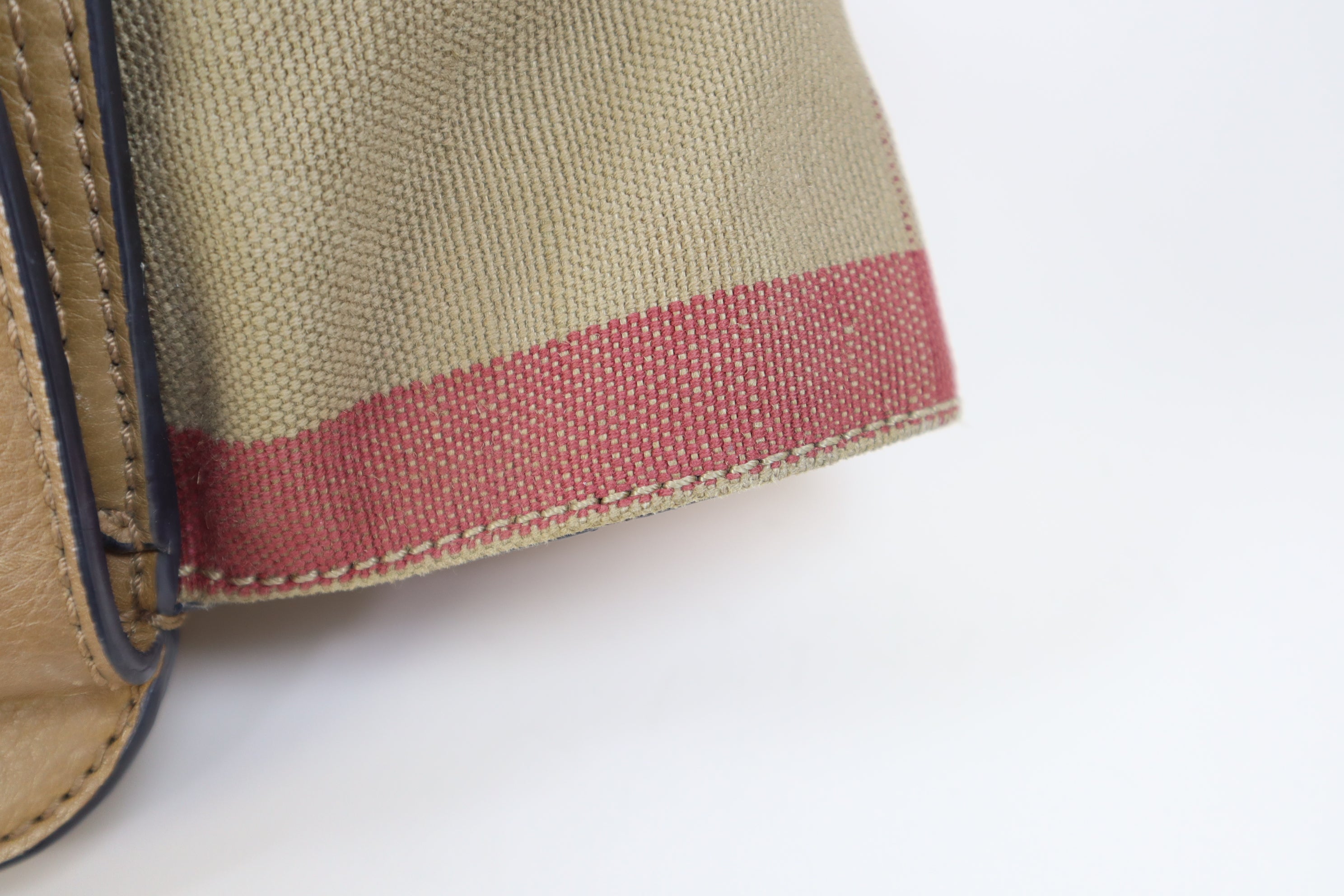 Burberry Beige Harcourt Medium Tote Bag