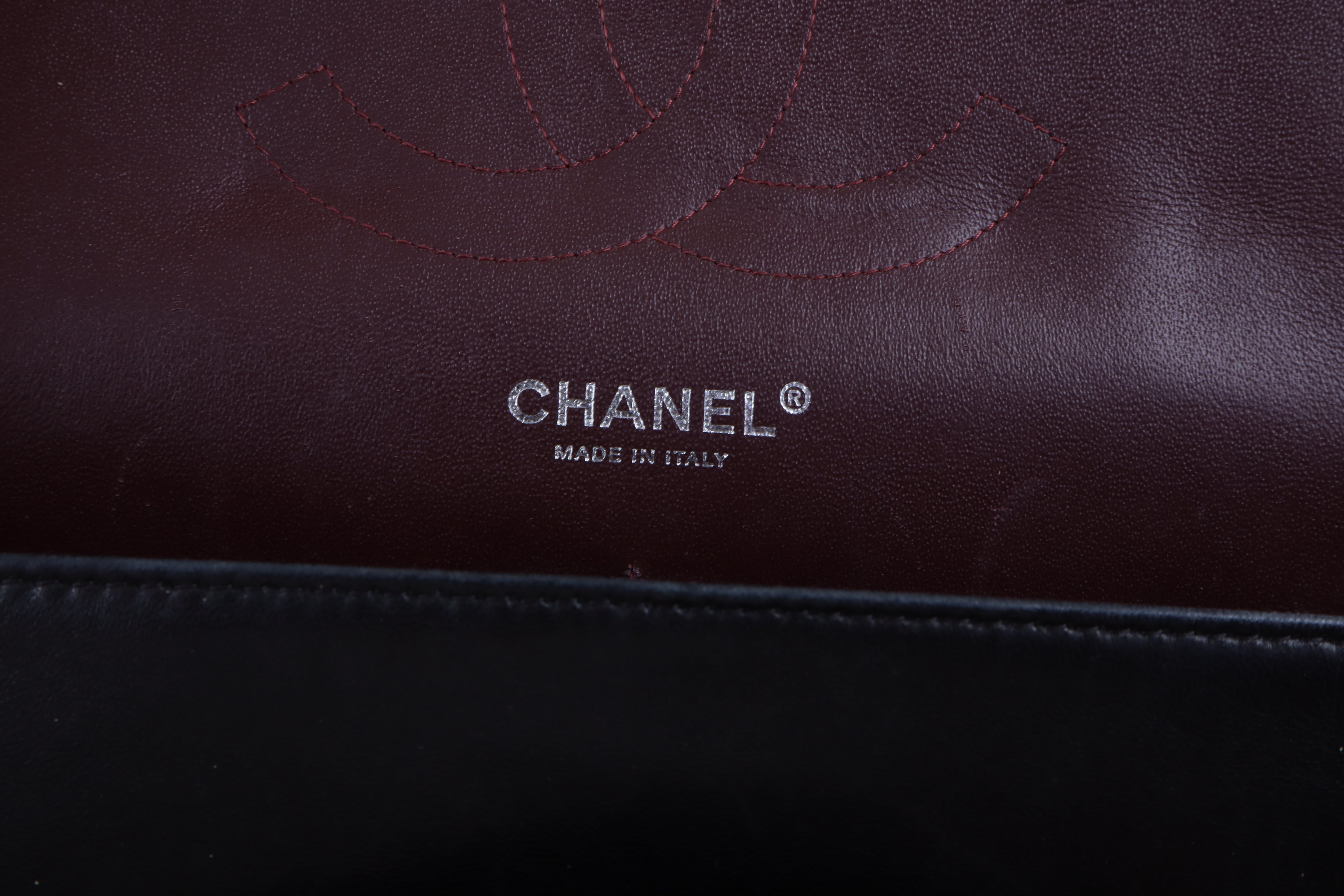 Chanel Black Classic Jumbo Double Flap Shoulder Bag