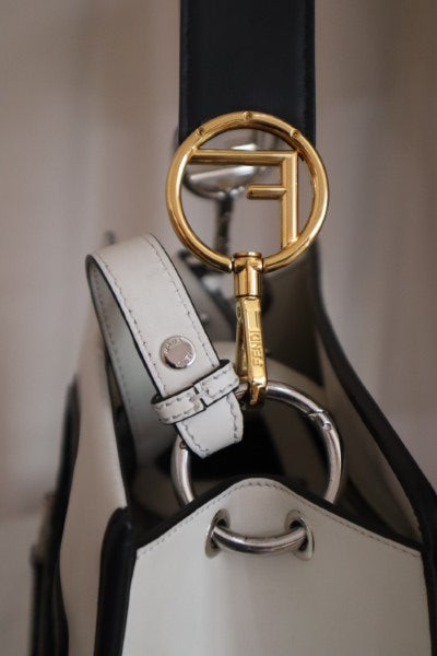 Fendi Bicolor Zucca Velvet Print Runway Bag-handbag-Fendi-The Closet Egypt