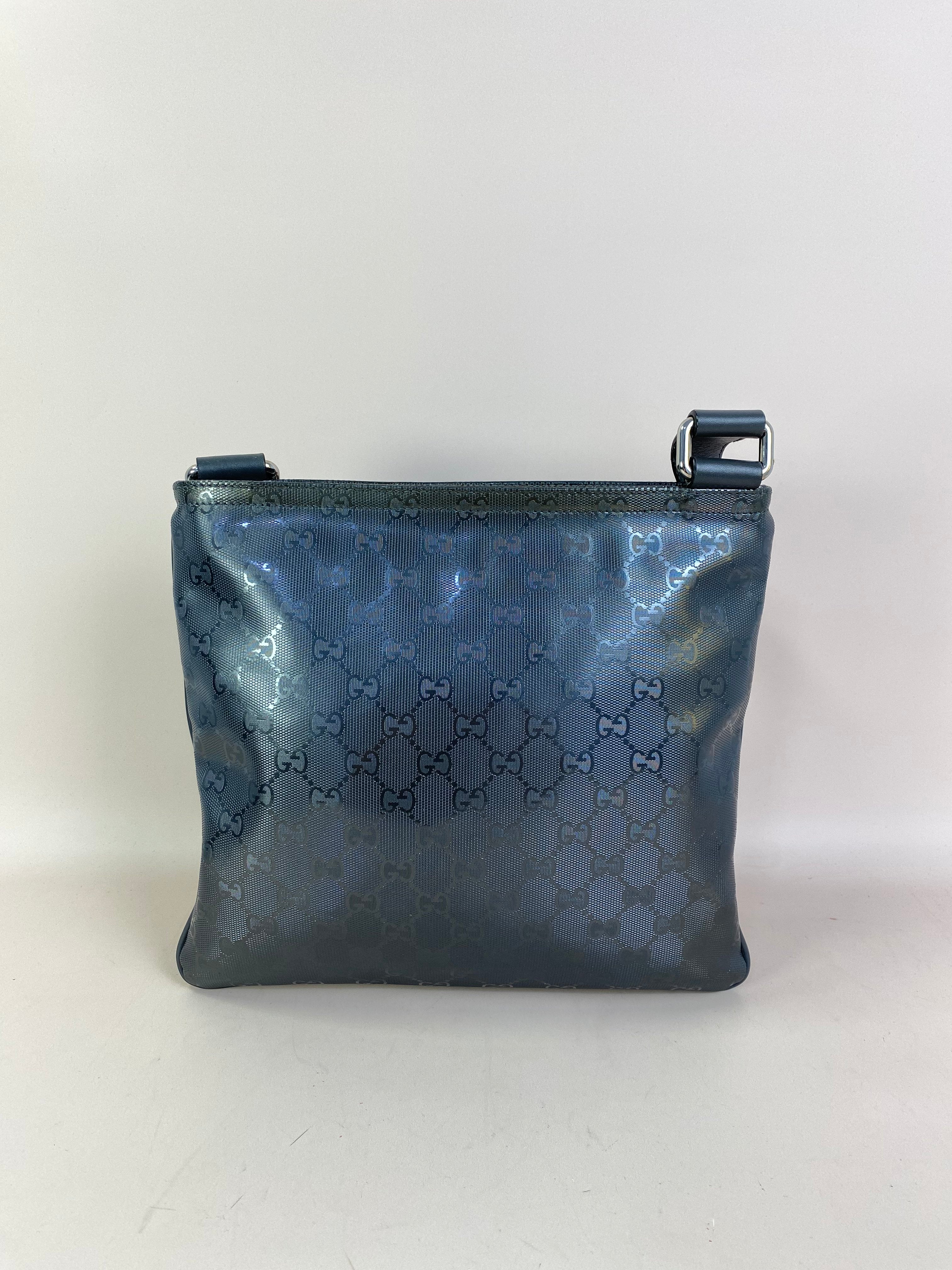Gucci Gray GG Messenger Bag