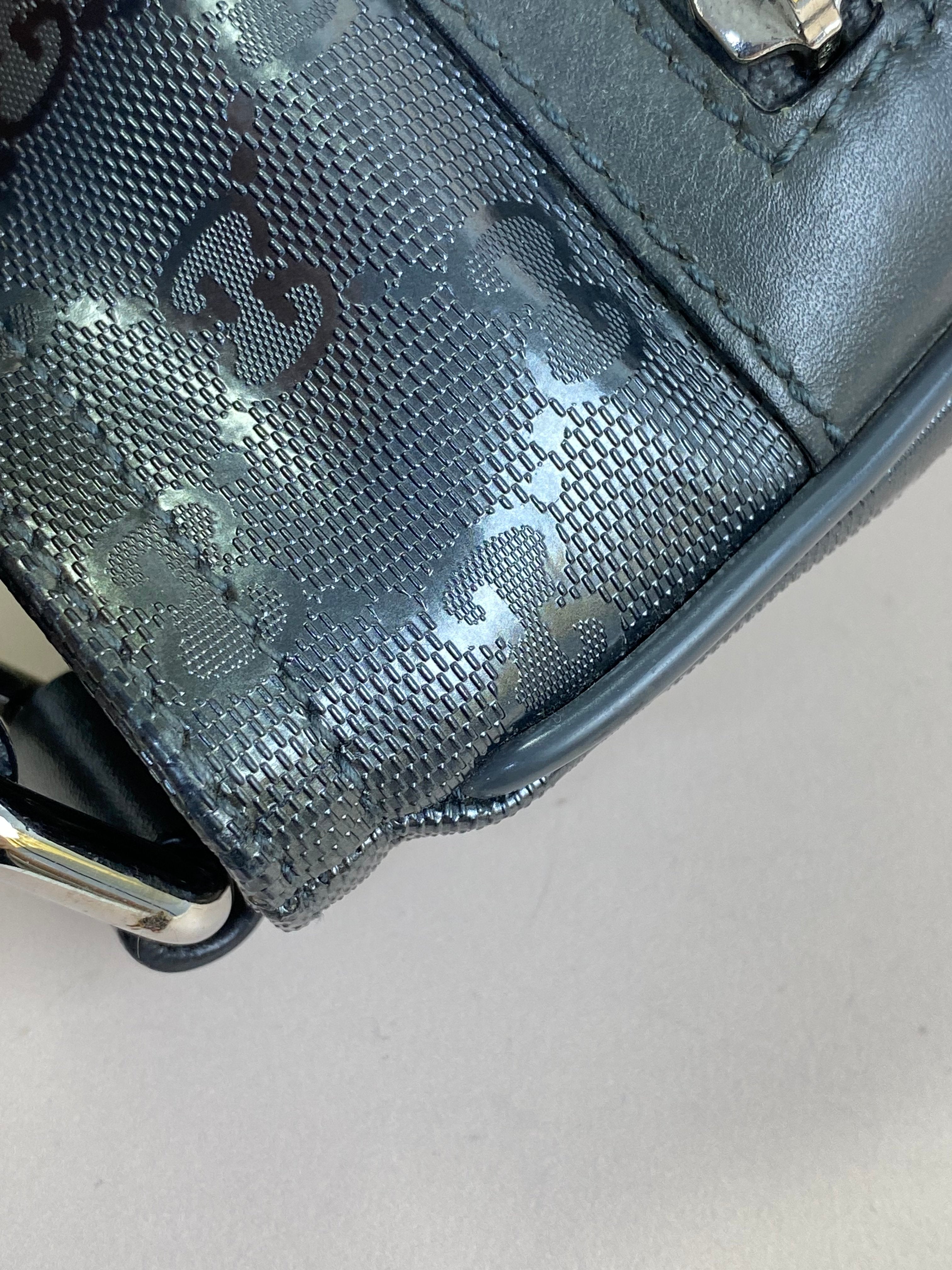 Gucci Gray GG Messenger Bag