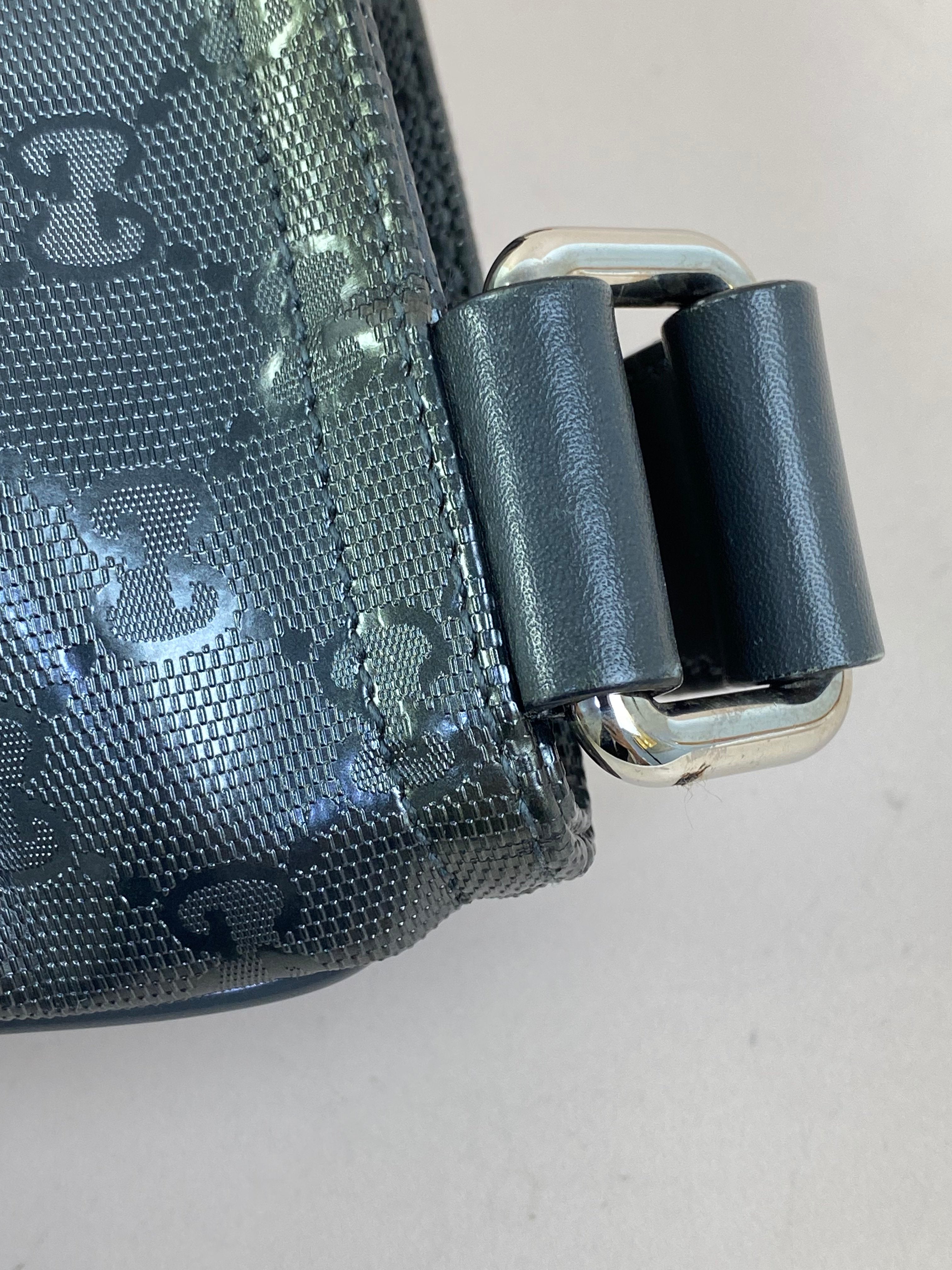 Gucci Gray GG Messenger Bag
