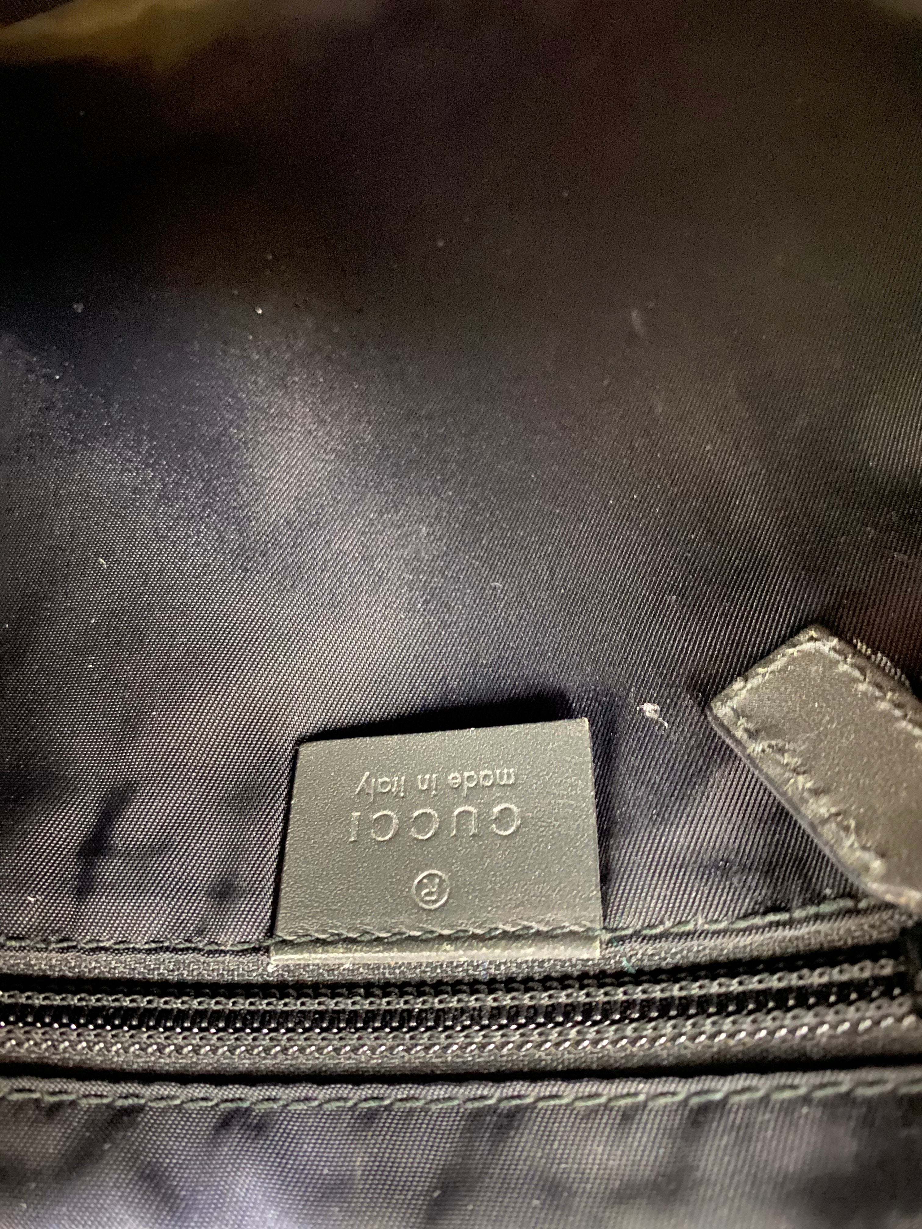 Gucci Gray GG Messenger Bag