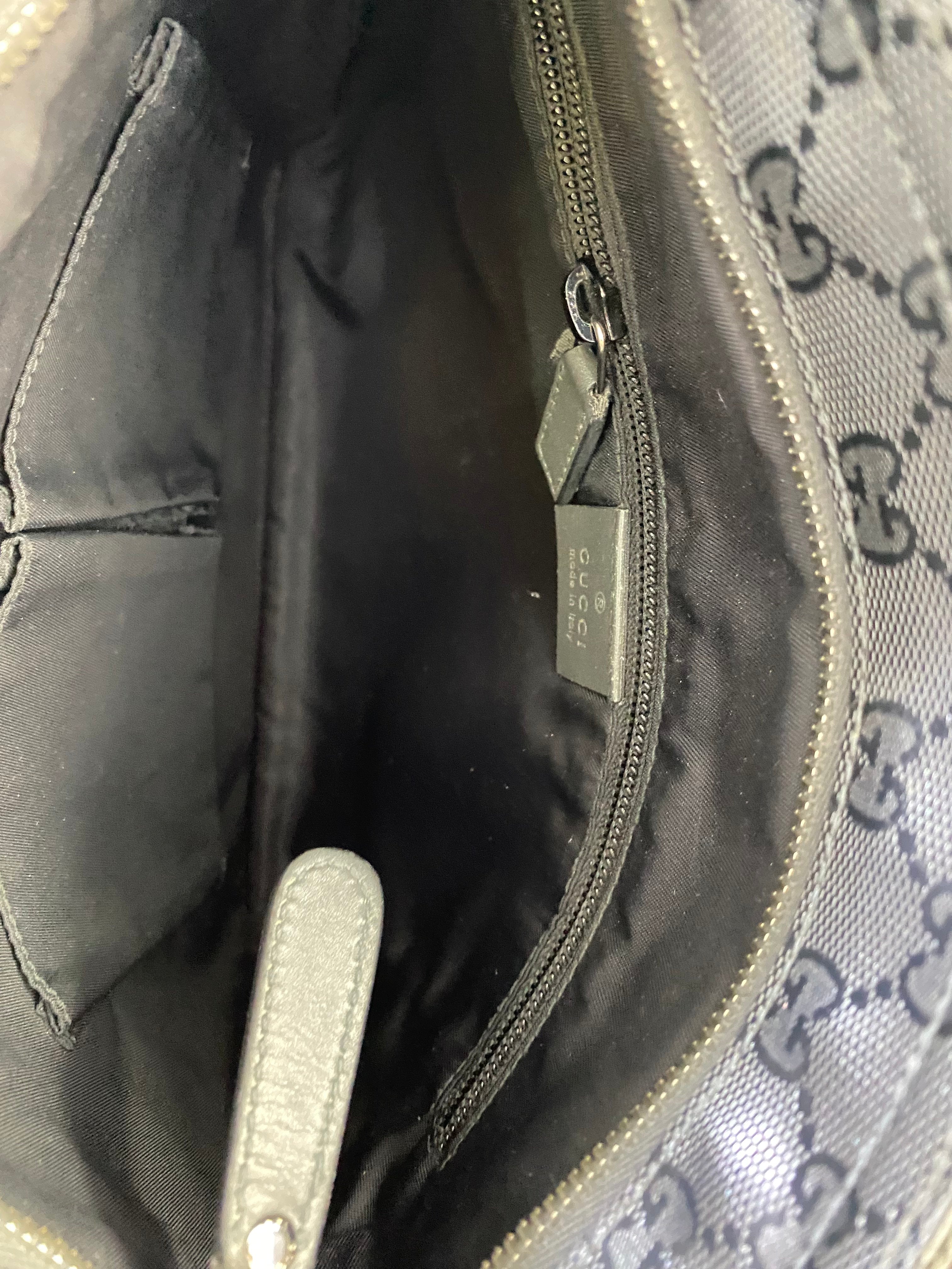 Gucci Gray GG Messenger Bag