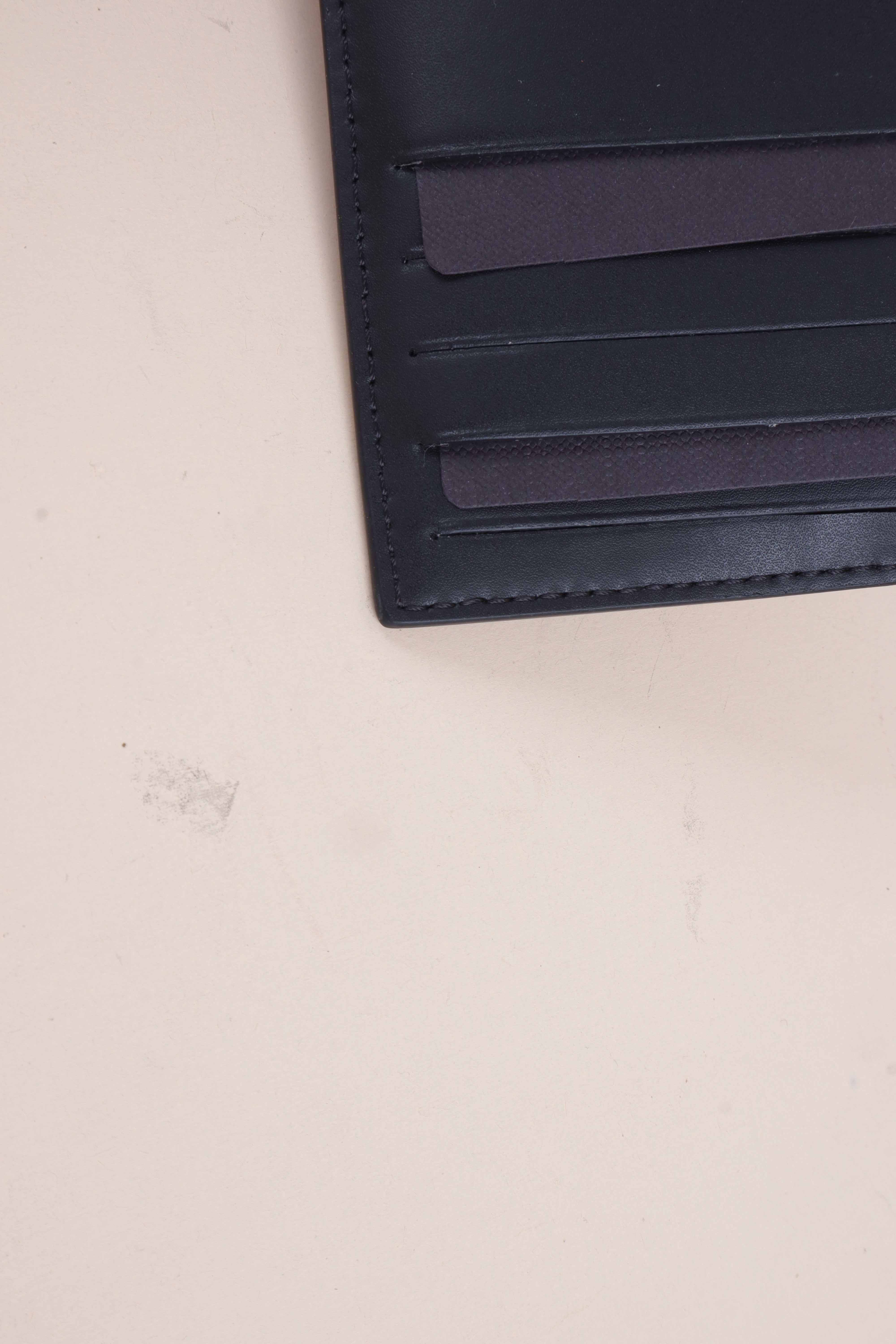 Valentino Black VLTN Zip Card Holder