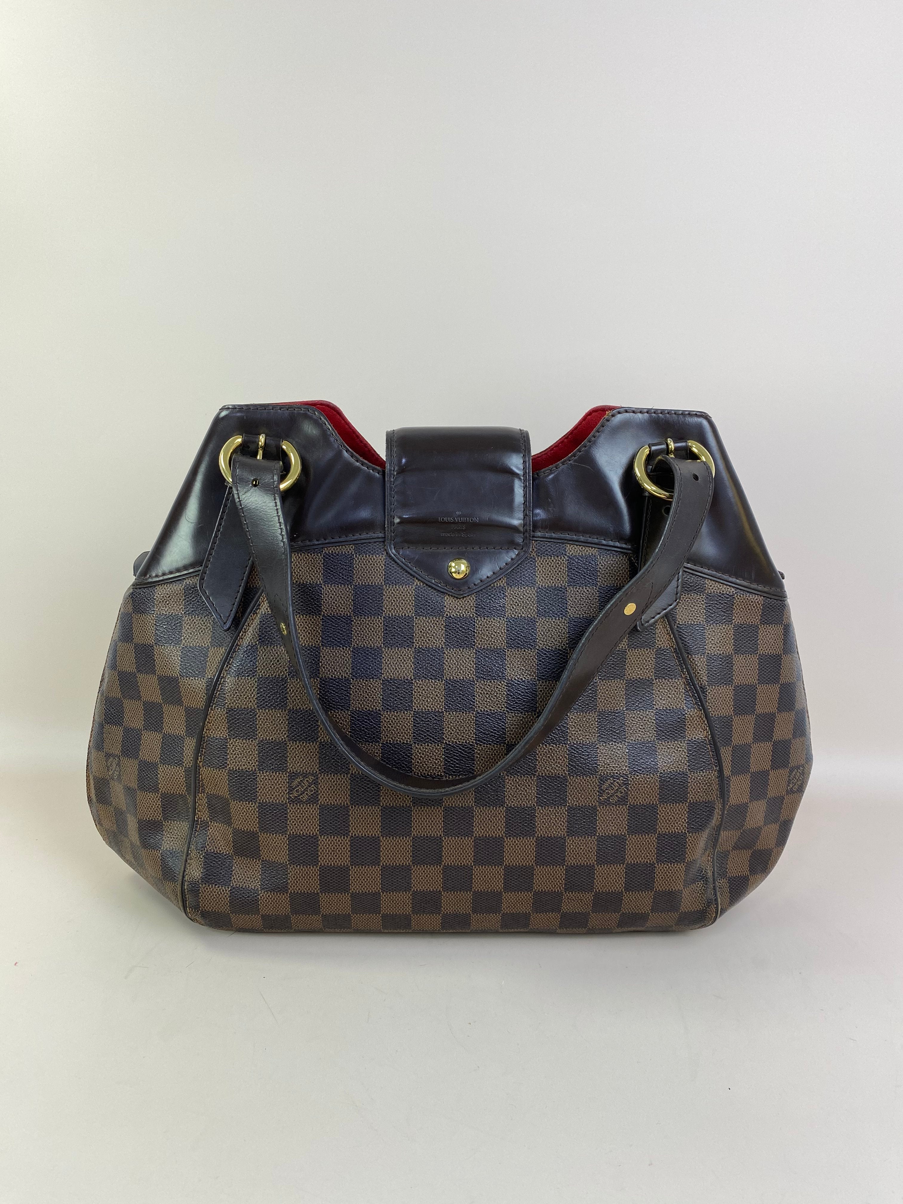 Louis Vuitton Damier Ebene Sistina Tote Bag