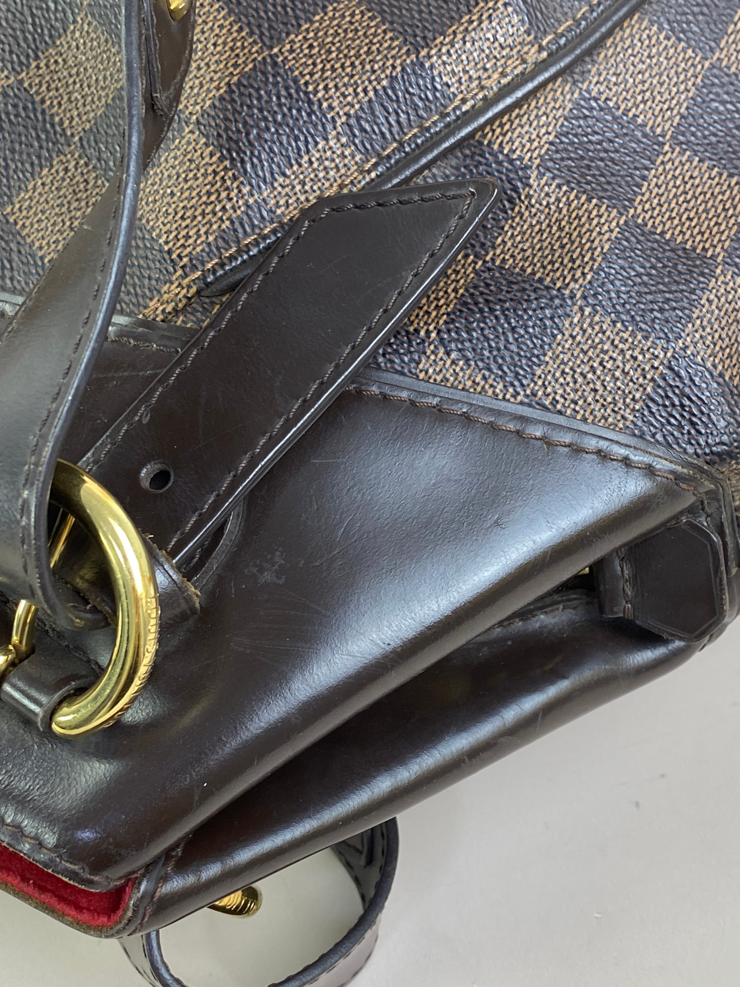 Louis Vuitton Damier Ebene Sistina Tote Bag