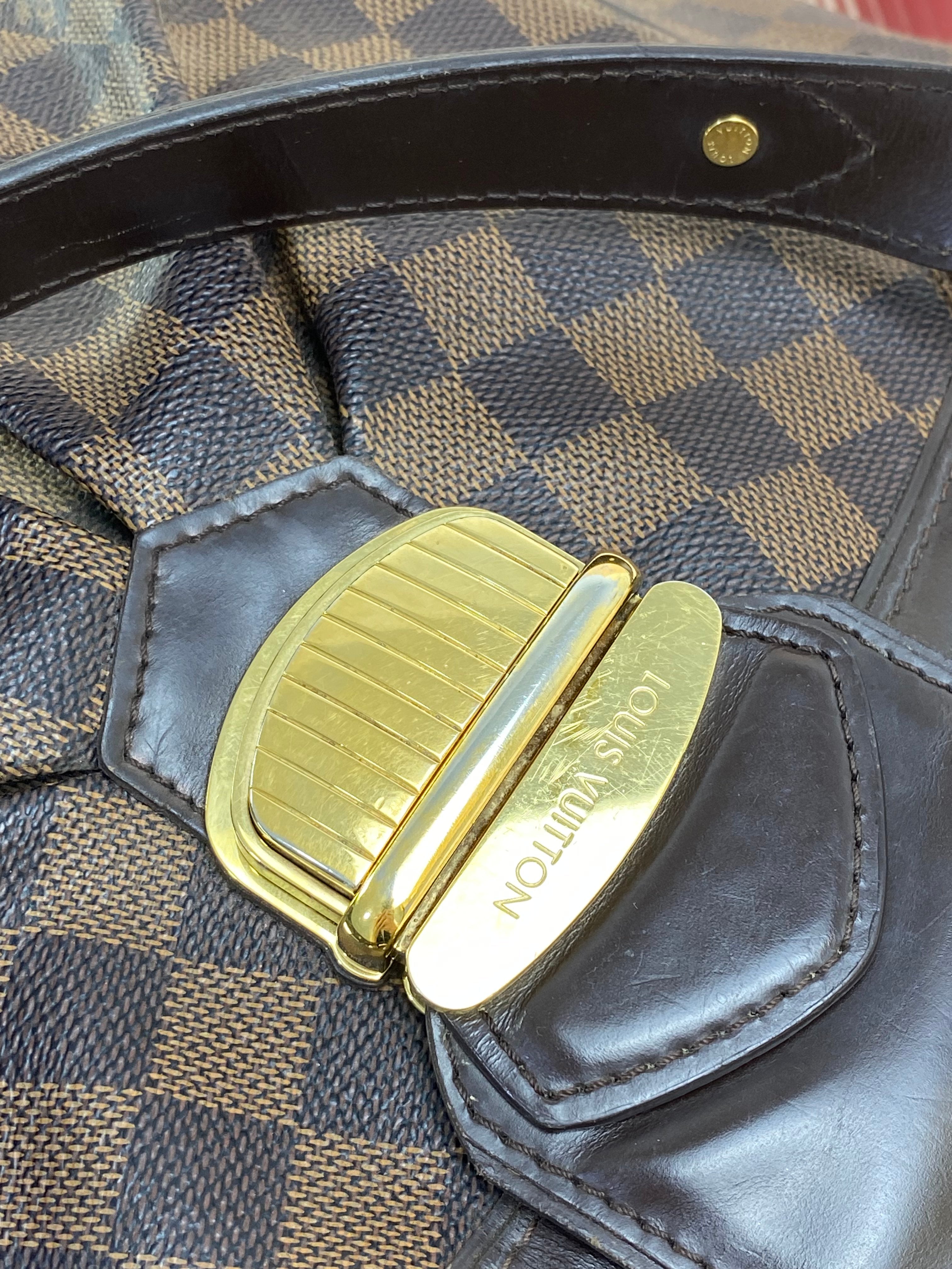 Louis Vuitton Damier Ebene Sistina Tote Bag